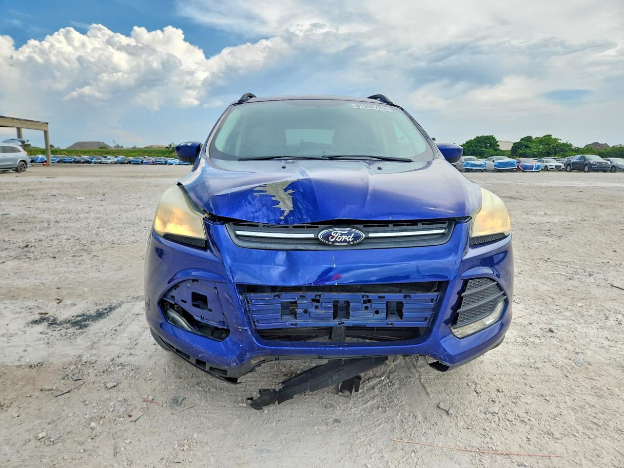 2015 Ford Escape Se Blue vin: 1FMCU0GX8FUA64496