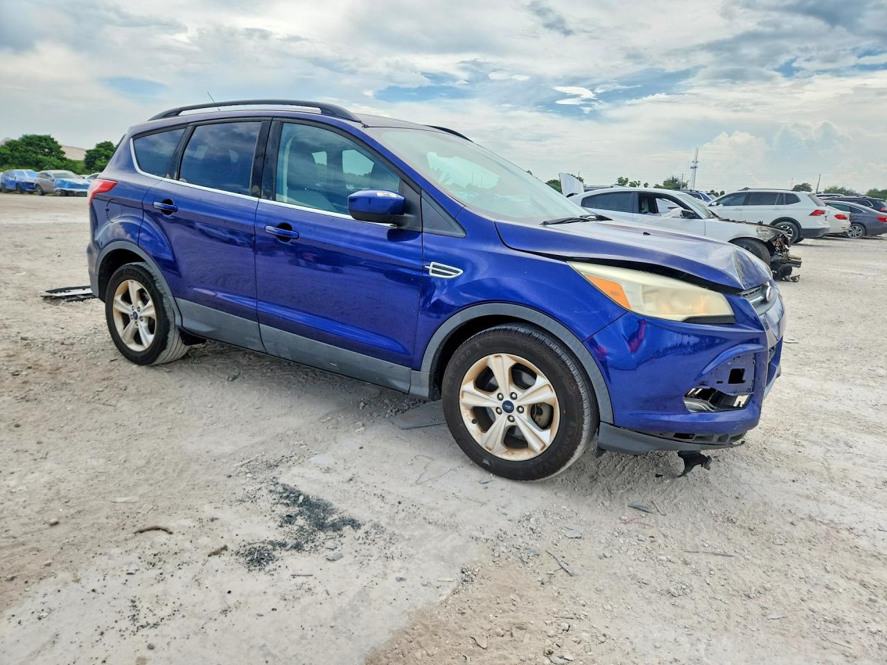 2015 Ford Escape Se Blue vin: 1FMCU0GX8FUA64496