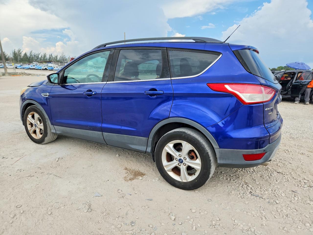 2015 Ford Escape Se Blue vin: 1FMCU0GX8FUA64496