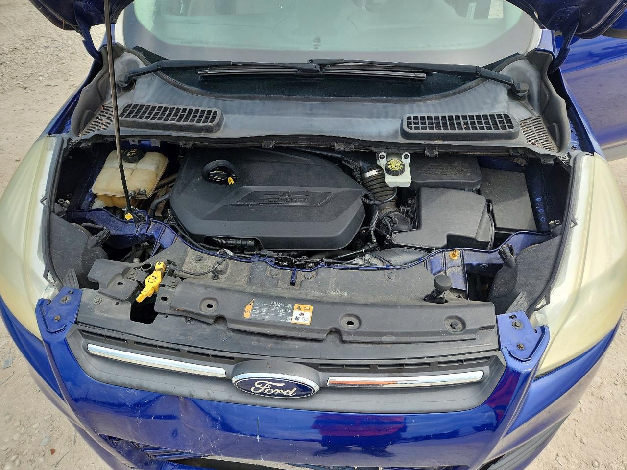 2015 Ford Escape Se Blue vin: 1FMCU0GX8FUA64496