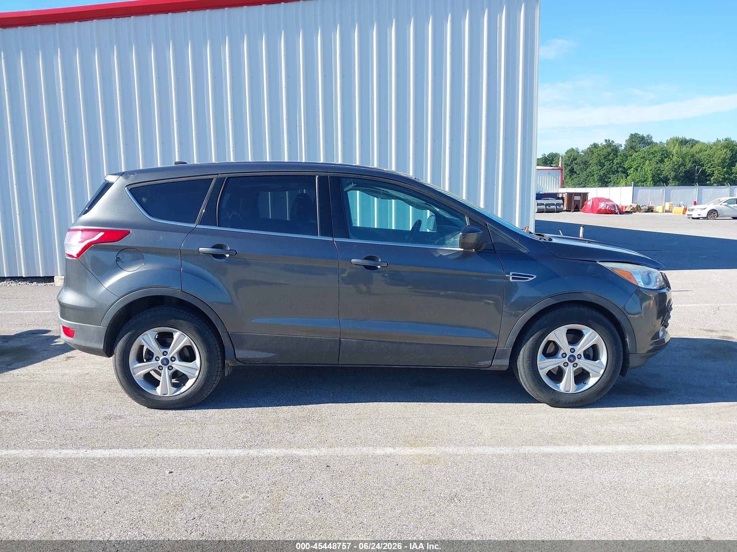 2015 Ford Escape Se Gray vin: 1FMCU0GX8FUA68192