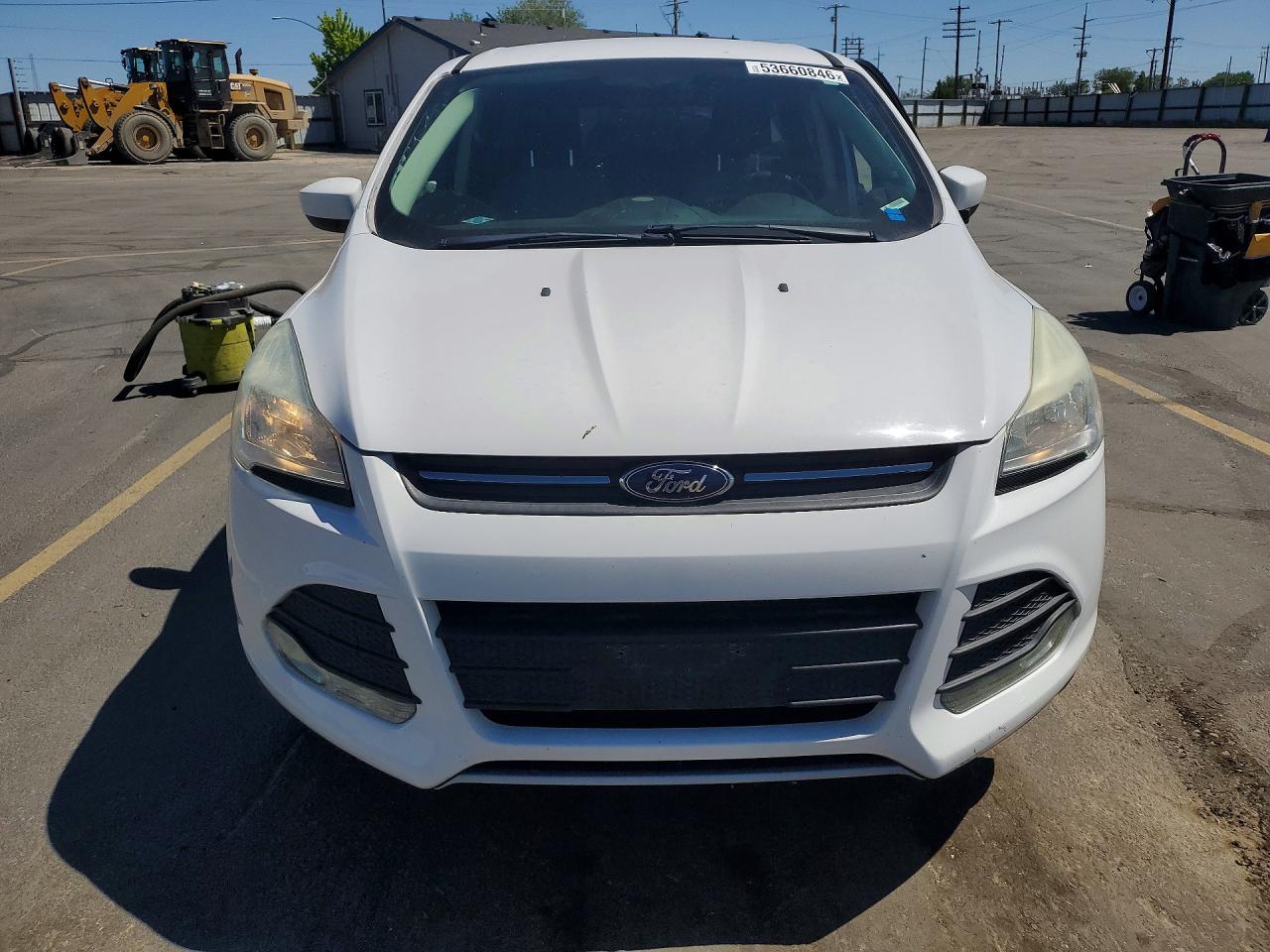 2015 Ford Escape Se White vin: 1FMCU0GX8FUA68273