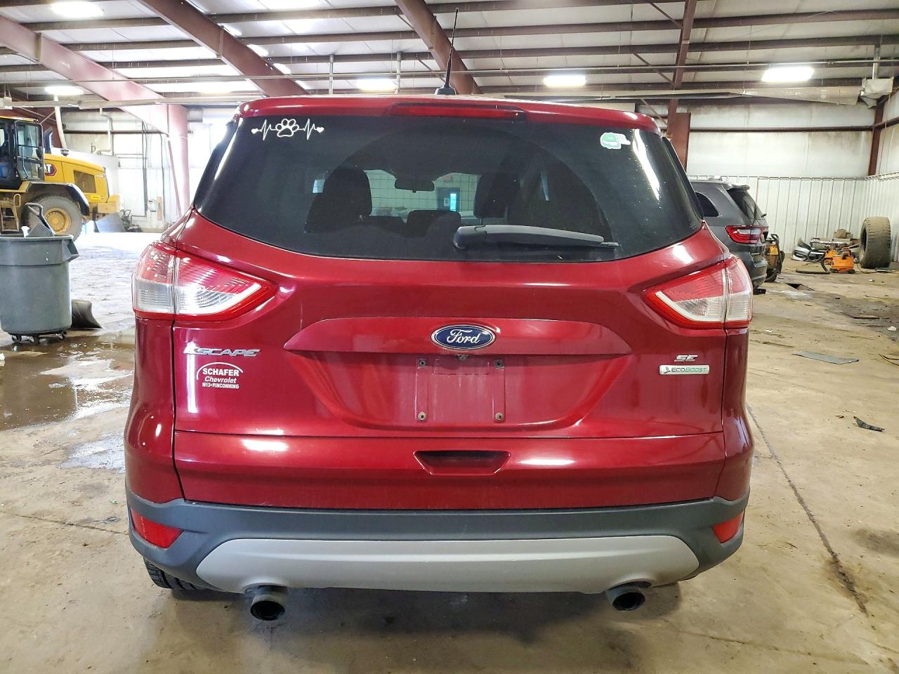 2015 Ford Escape Se Burgundy vin: 1FMCU0GX8FUC16972