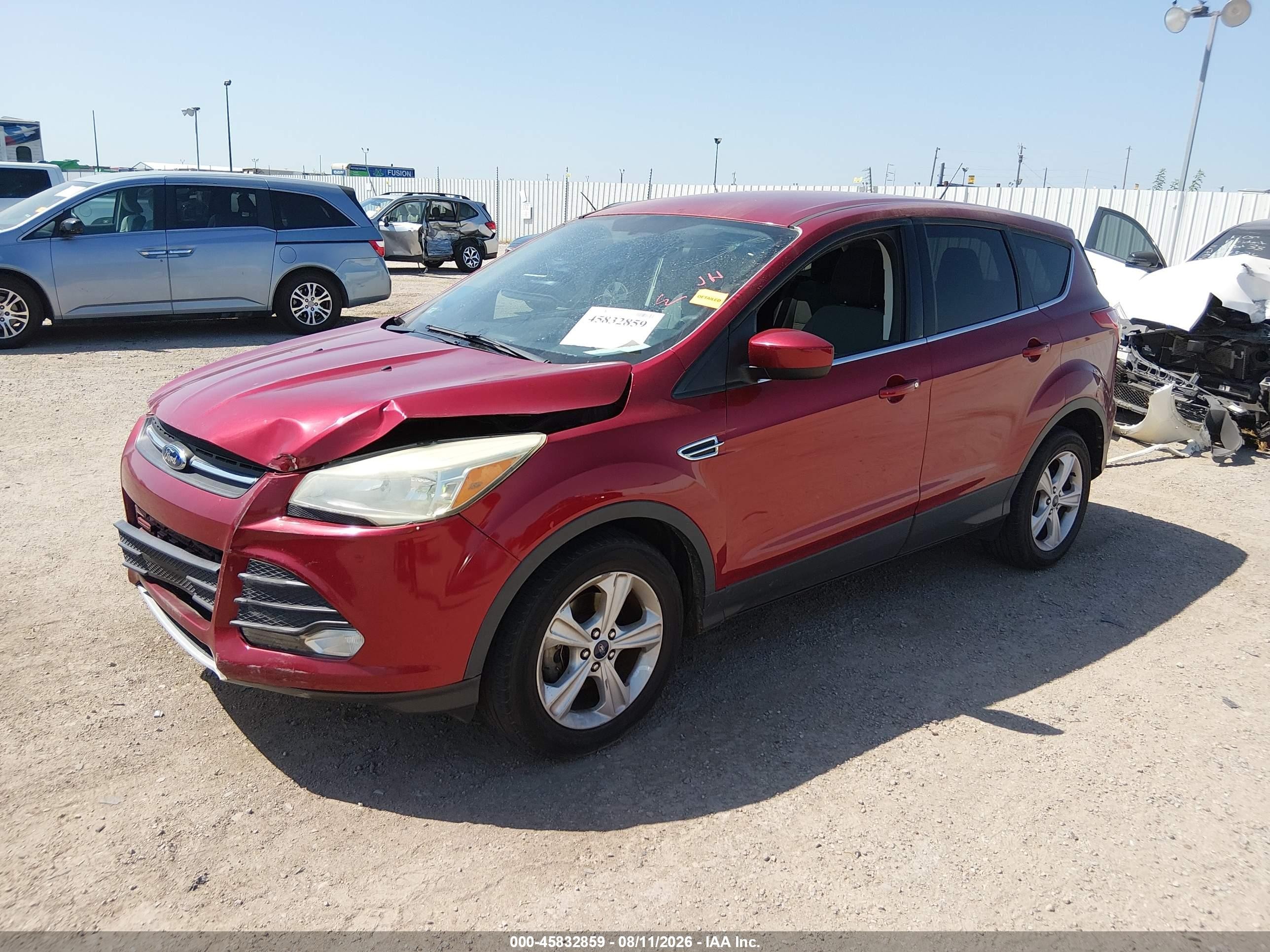 2015 Ford Escape Se Red vin: 1FMCU0GX8FUC31875