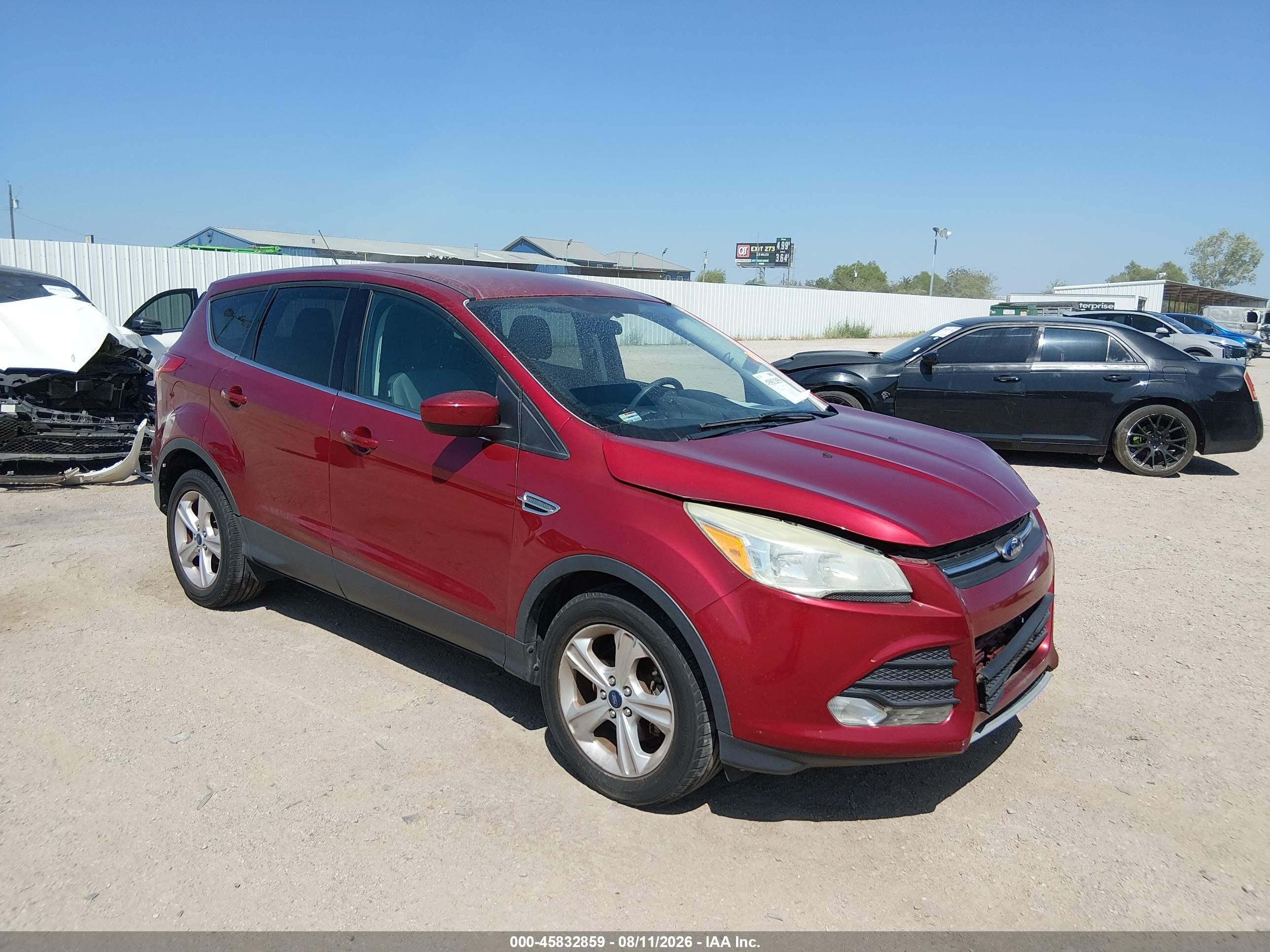 2015 Ford Escape Se Red vin: 1FMCU0GX8FUC31875