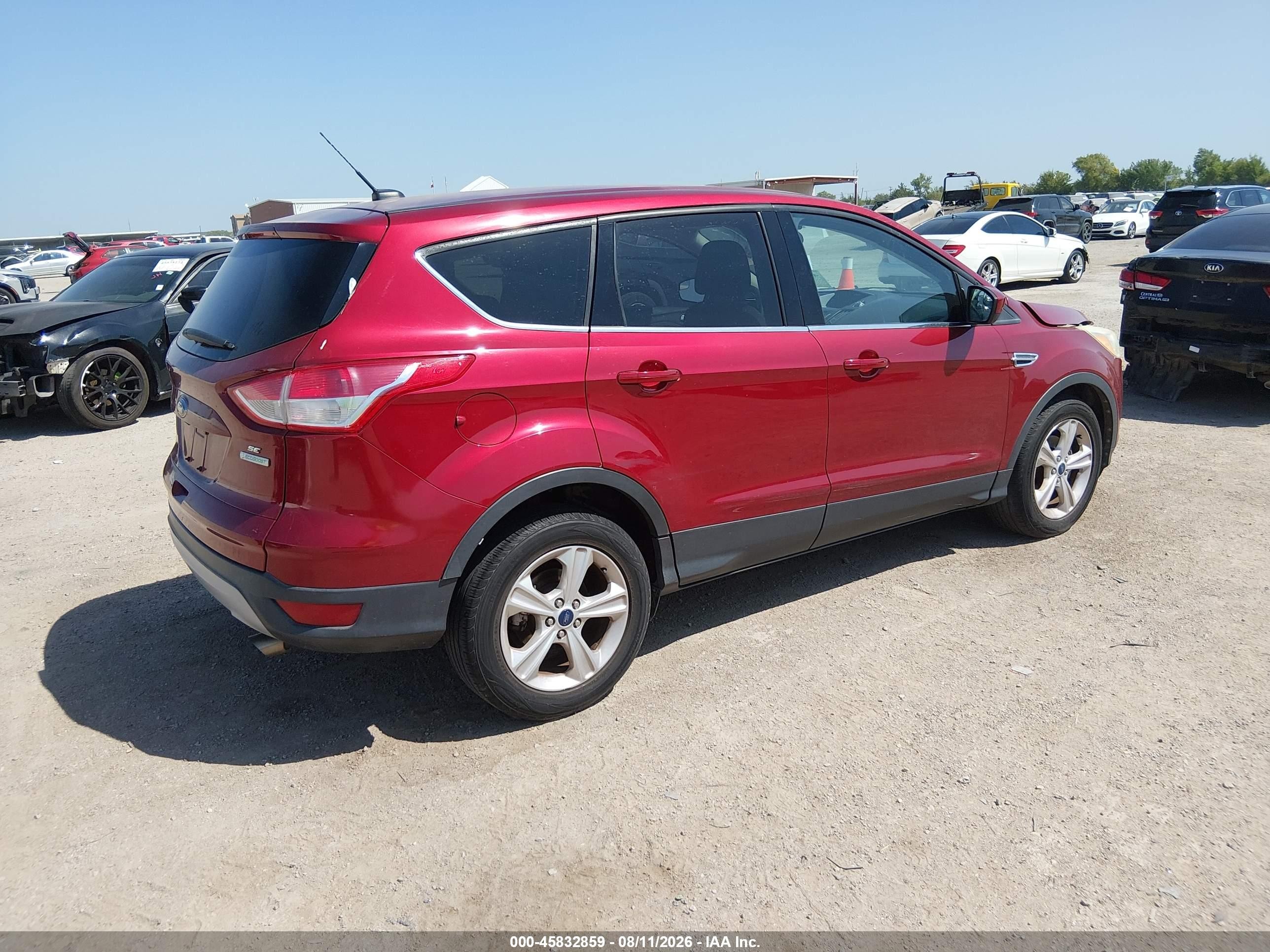2015 Ford Escape Se Red vin: 1FMCU0GX8FUC31875