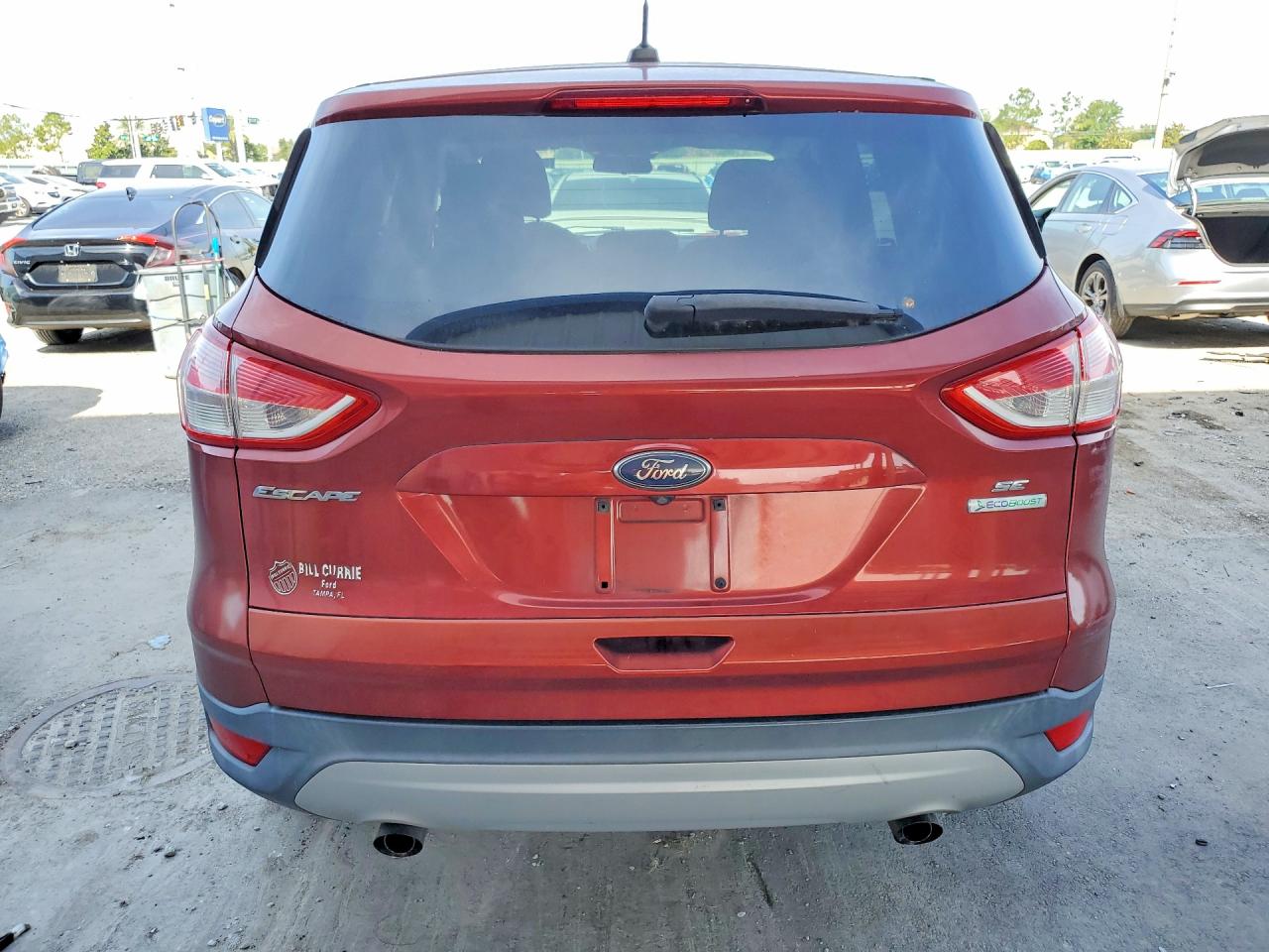 2015 Ford Escape Se Оранжевый vin: 1FMCU0GX8FUC40303