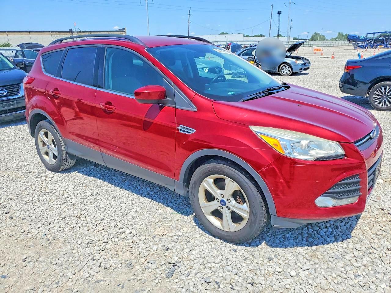 2015 Ford Escape Se Red vin: 1FMCU0GX8FUC76931