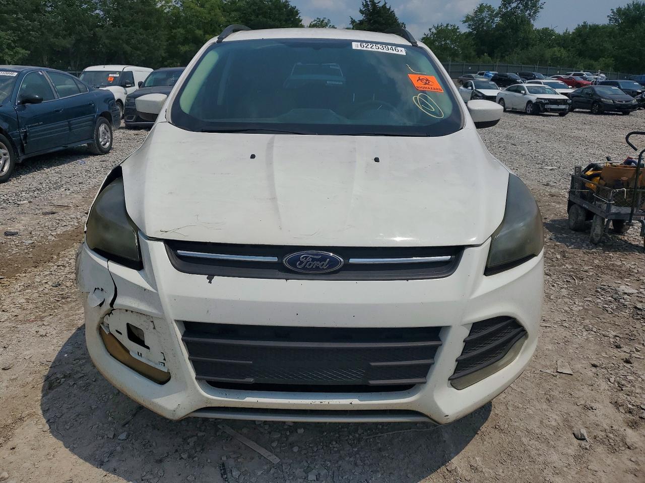 2015 Ford Escape Se White vin: 1FMCU0GX8FUC81787