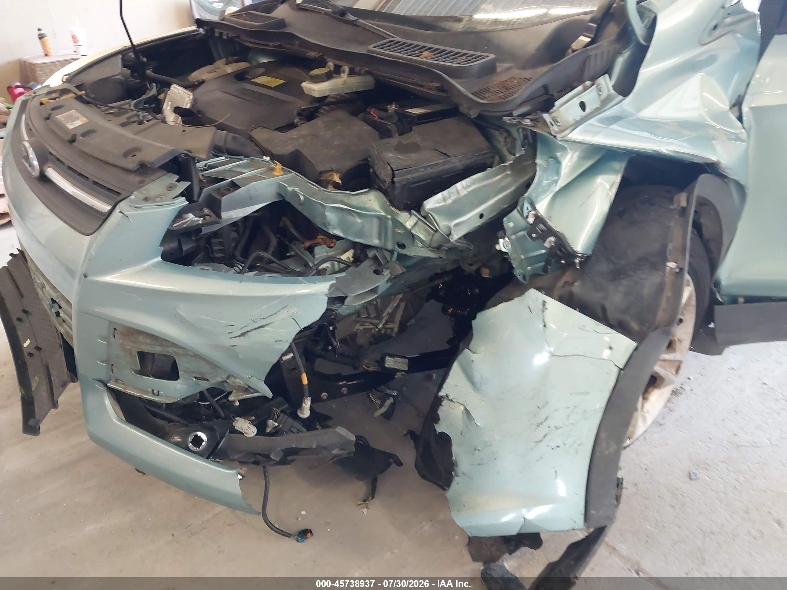 2013 Ford Escape Se Green vin: 1FMCU0GX9DUB68363