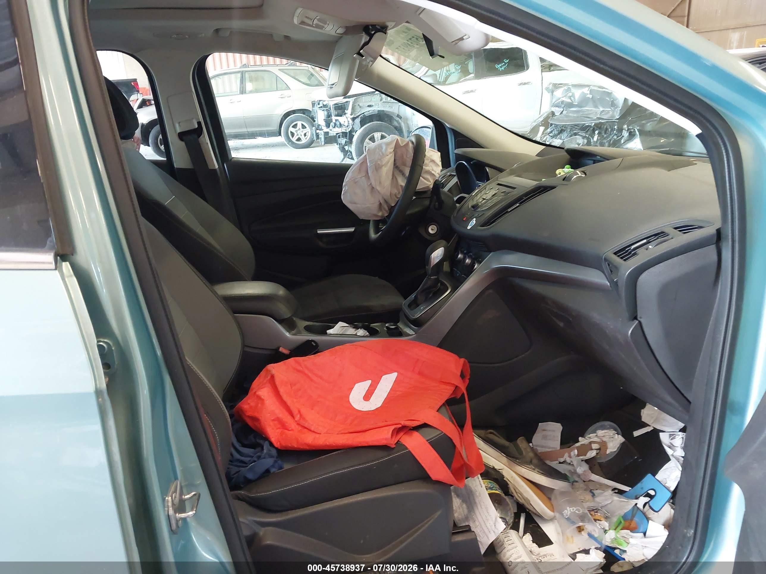 2013 Ford Escape Se Green vin: 1FMCU0GX9DUB68363