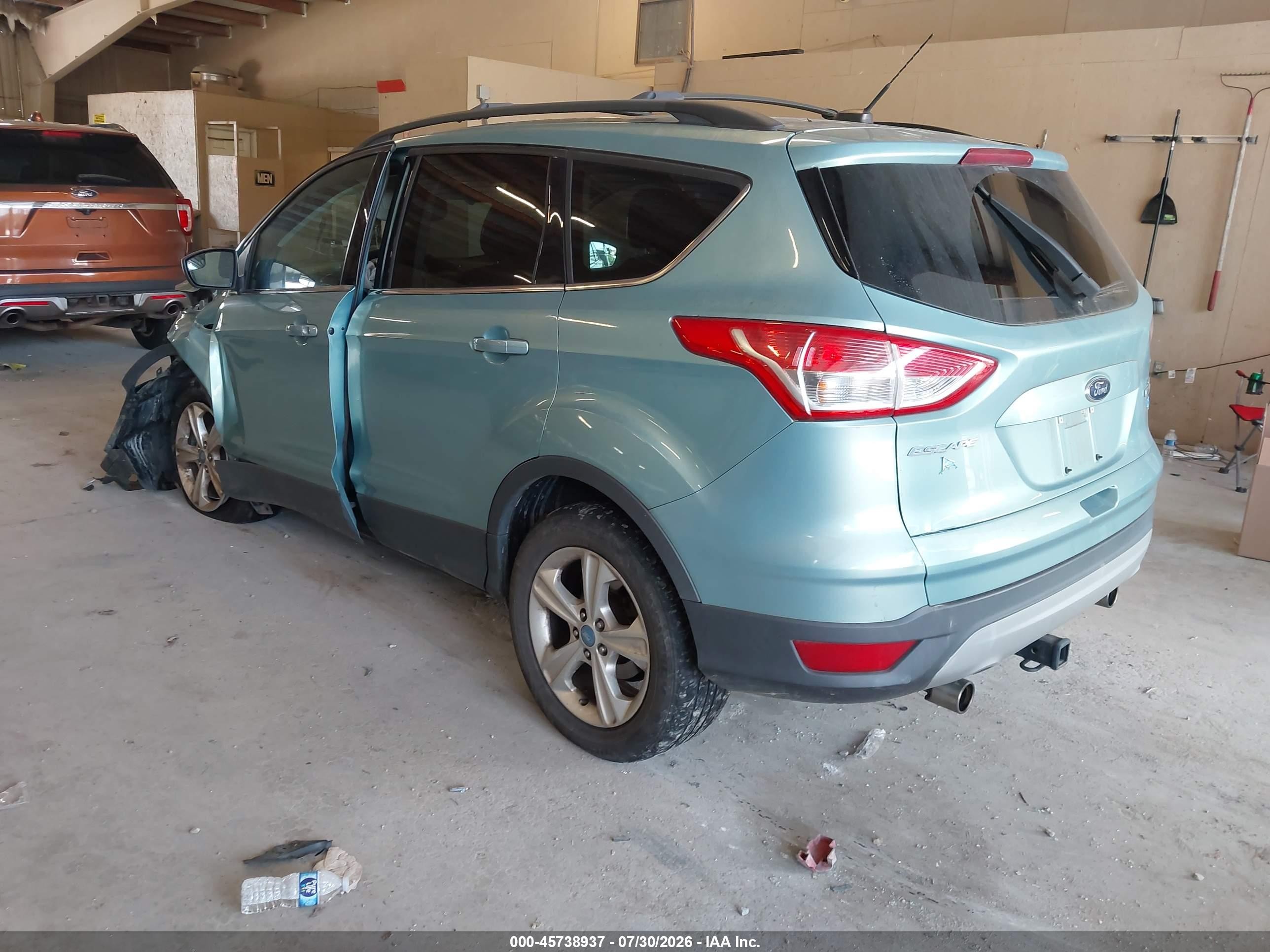 2013 Ford Escape Se Green vin: 1FMCU0GX9DUB68363