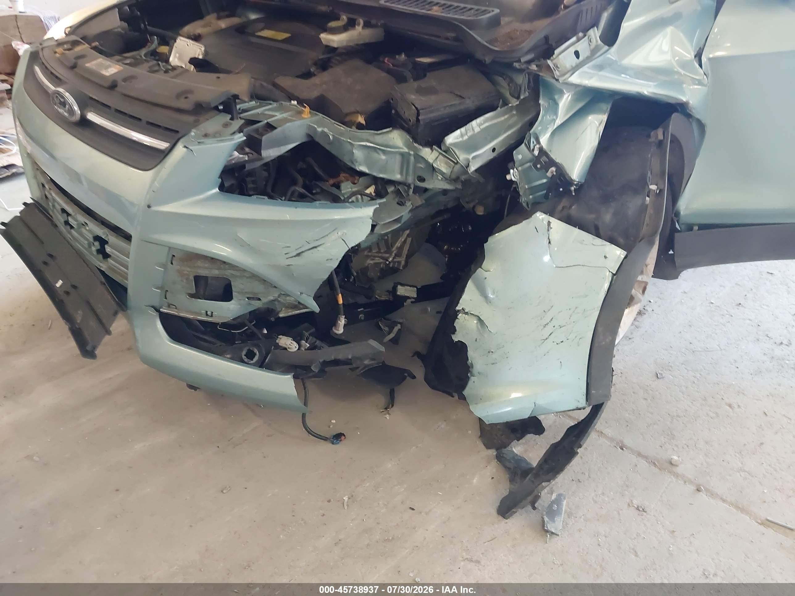 2013 Ford Escape Se Green vin: 1FMCU0GX9DUB68363