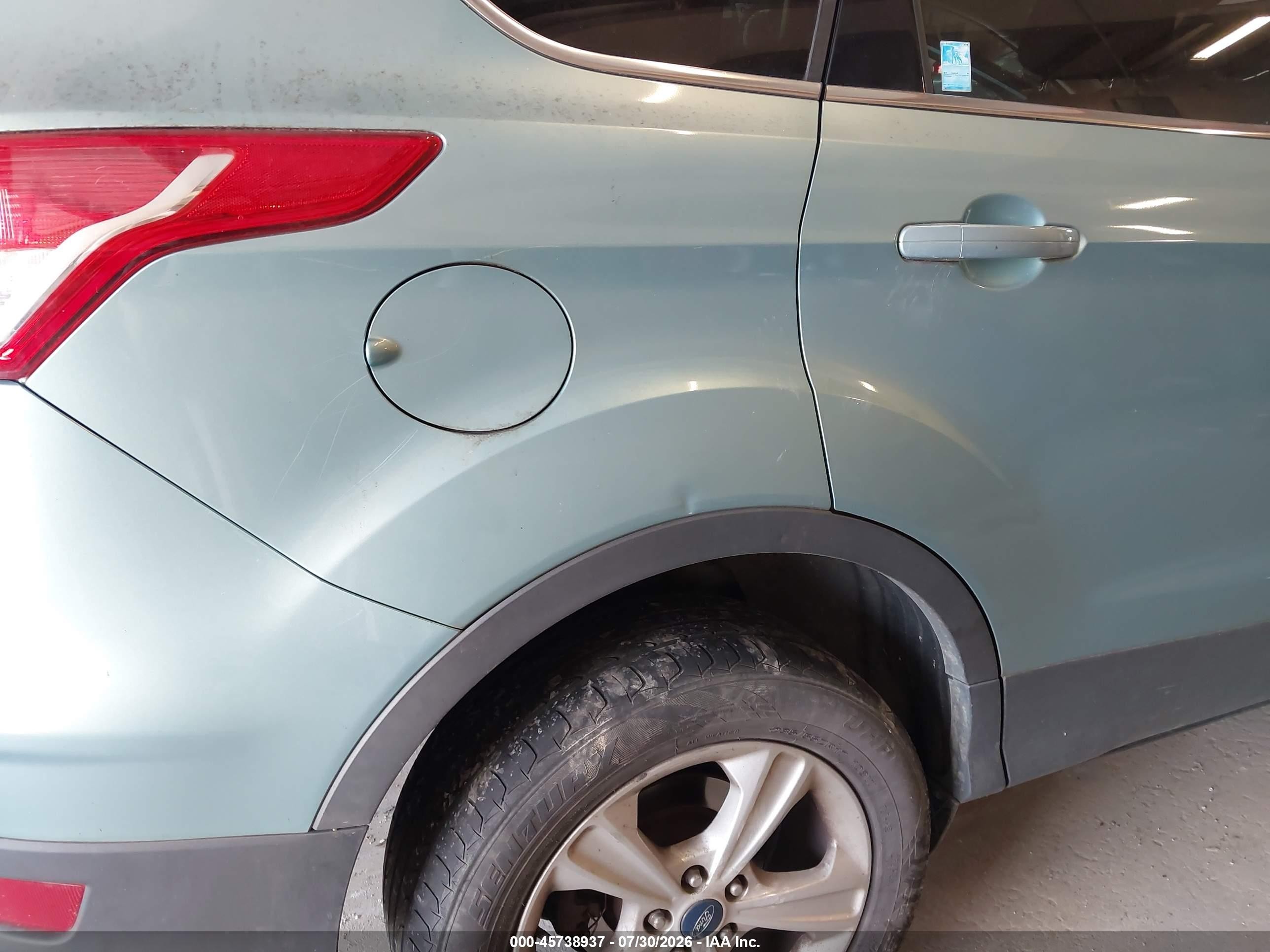 2013 Ford Escape Se Green vin: 1FMCU0GX9DUB68363