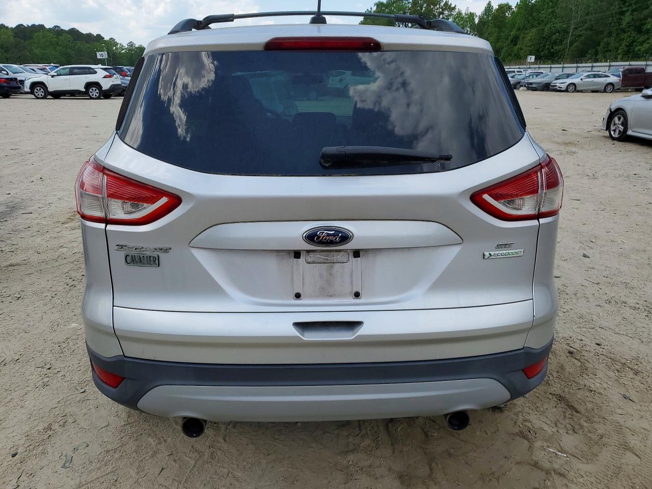 2013 Ford Escape Серебряный vin: 1FMCU0GX9DUB78472