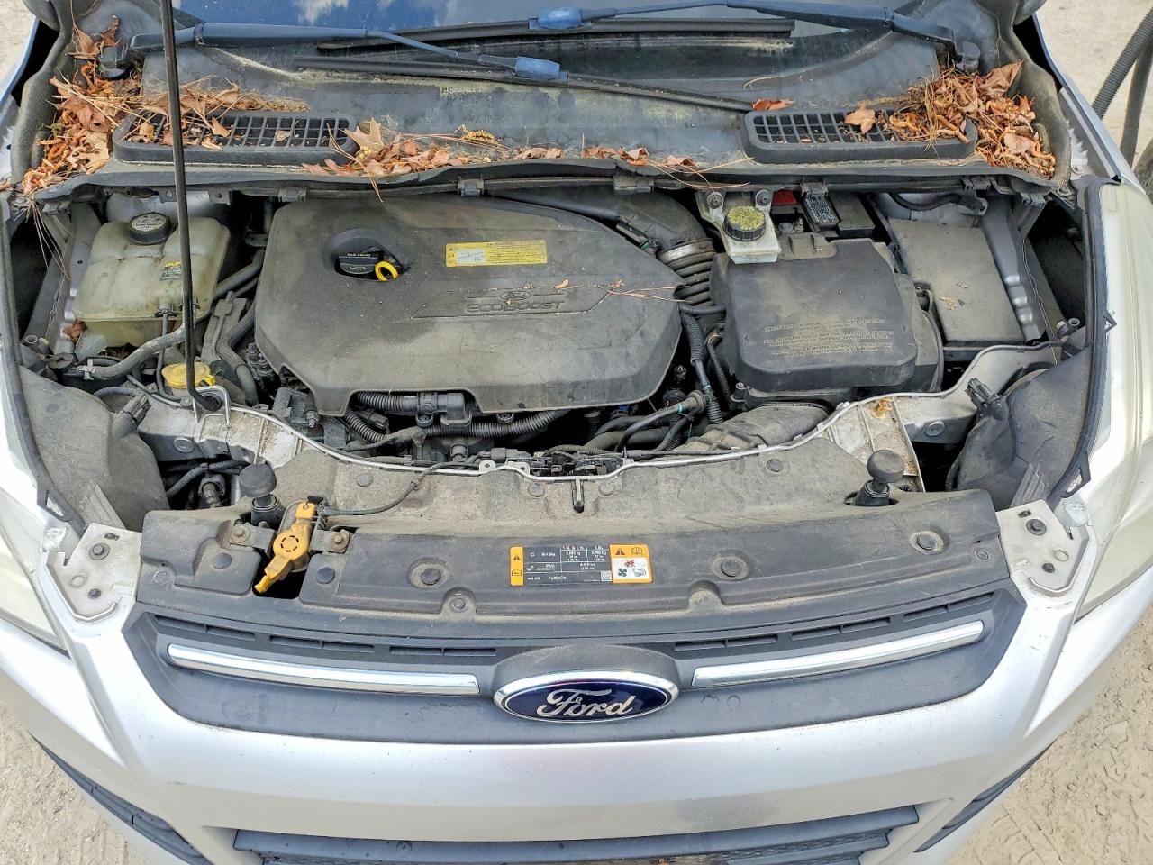 2013 Ford Escape Серебряный vin: 1FMCU0GX9DUB78472