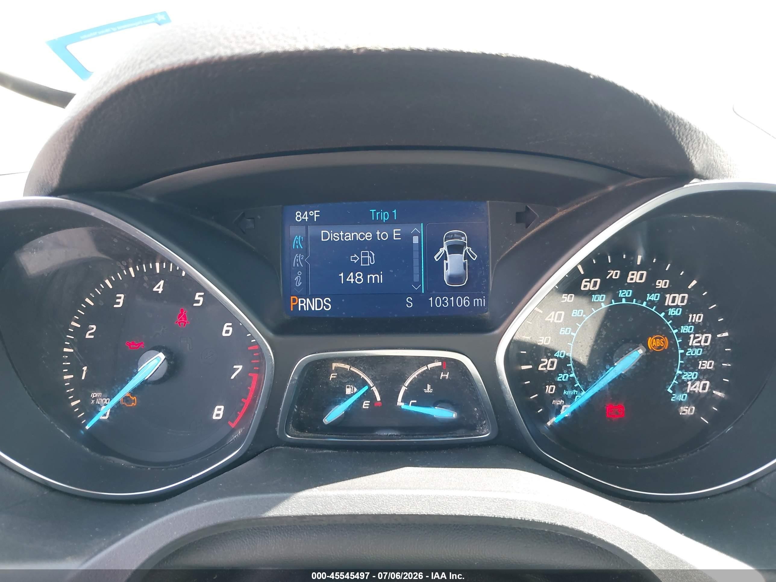 2013 Ford Escape Se Dark Blue vin: 1FMCU0GX9DUB82263