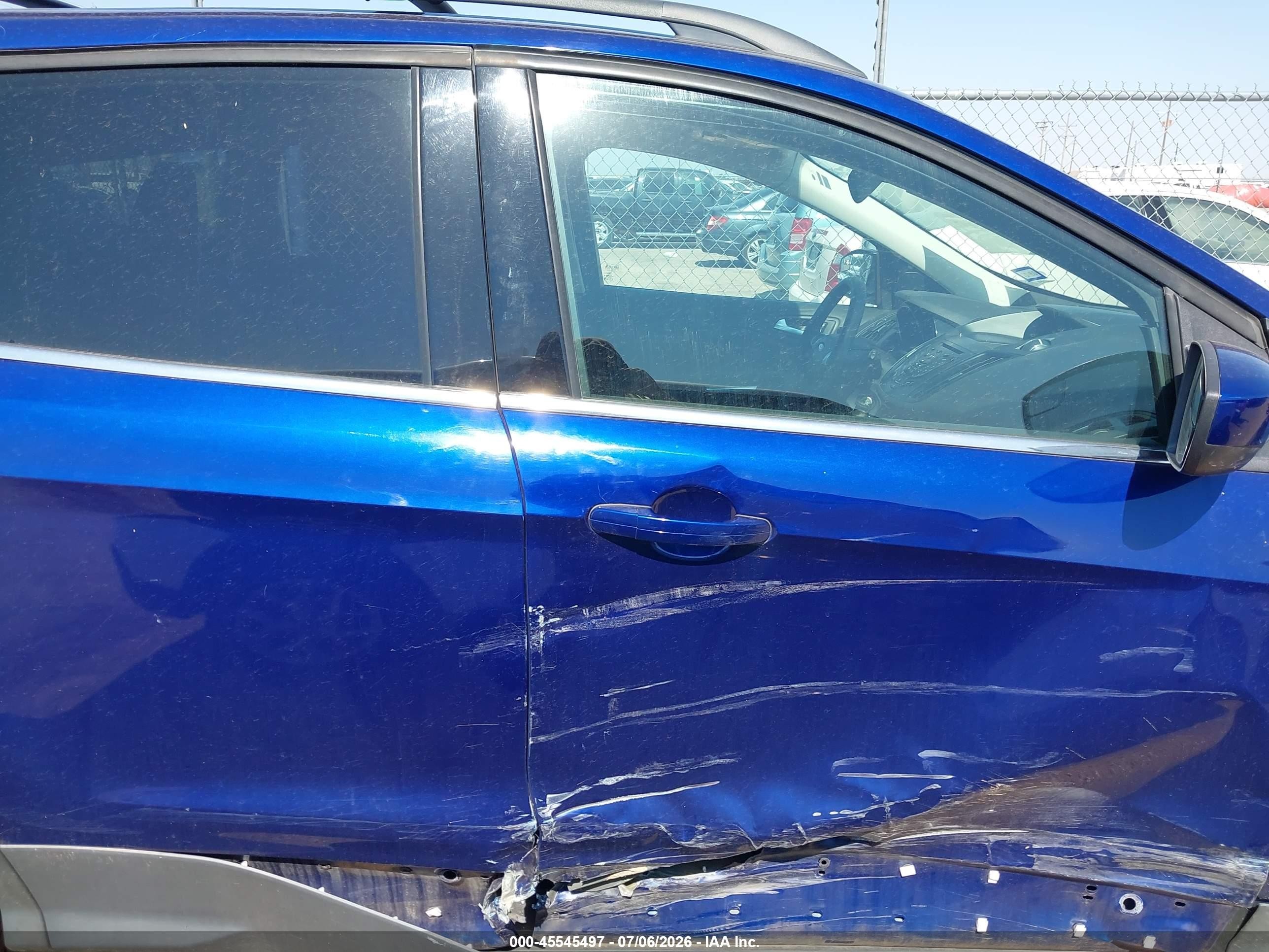 2013 Ford Escape Se Dark Blue vin: 1FMCU0GX9DUB82263