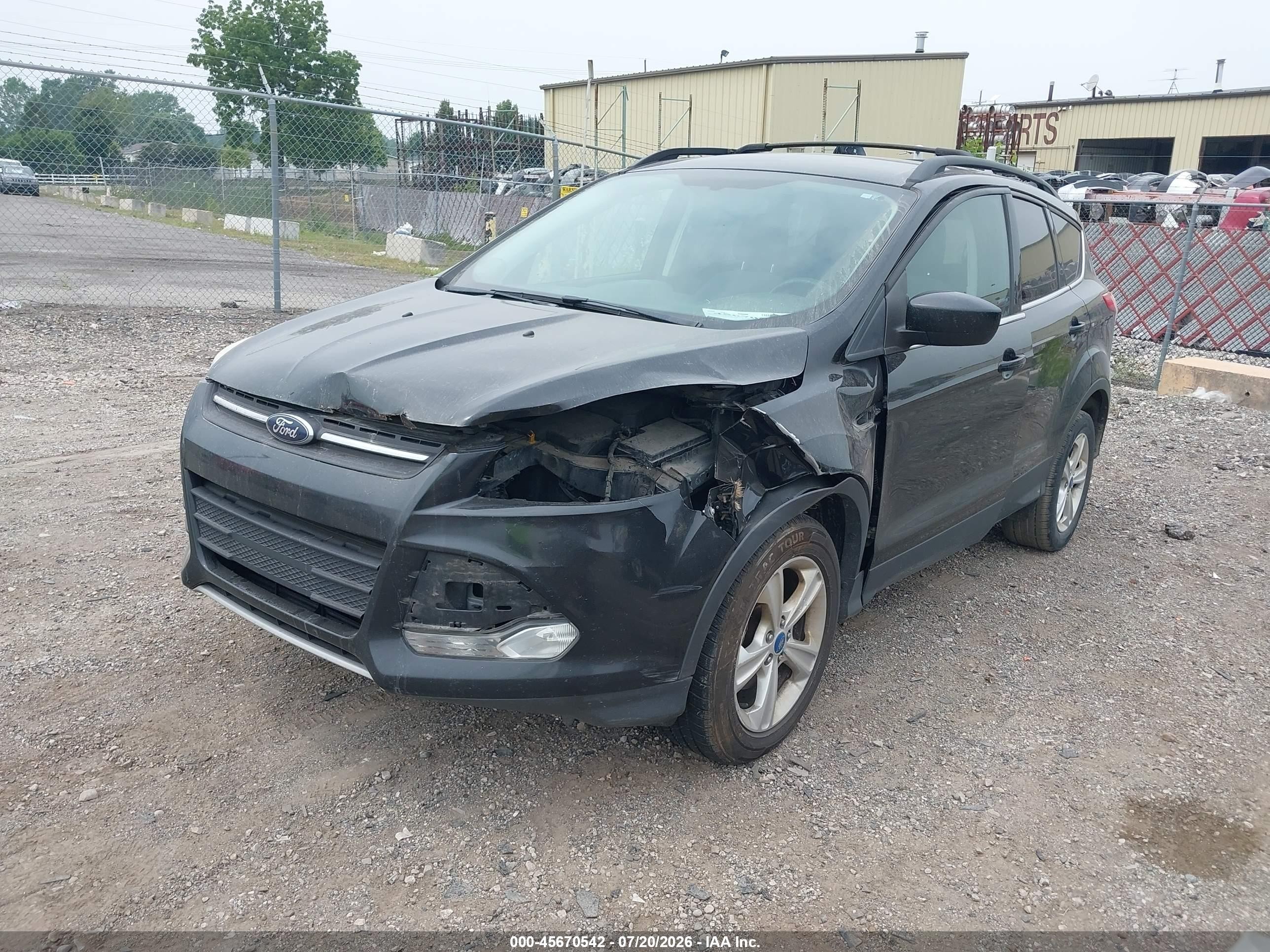 2013 Ford Escape Se Black vin: 1FMCU0GX9DUB86572