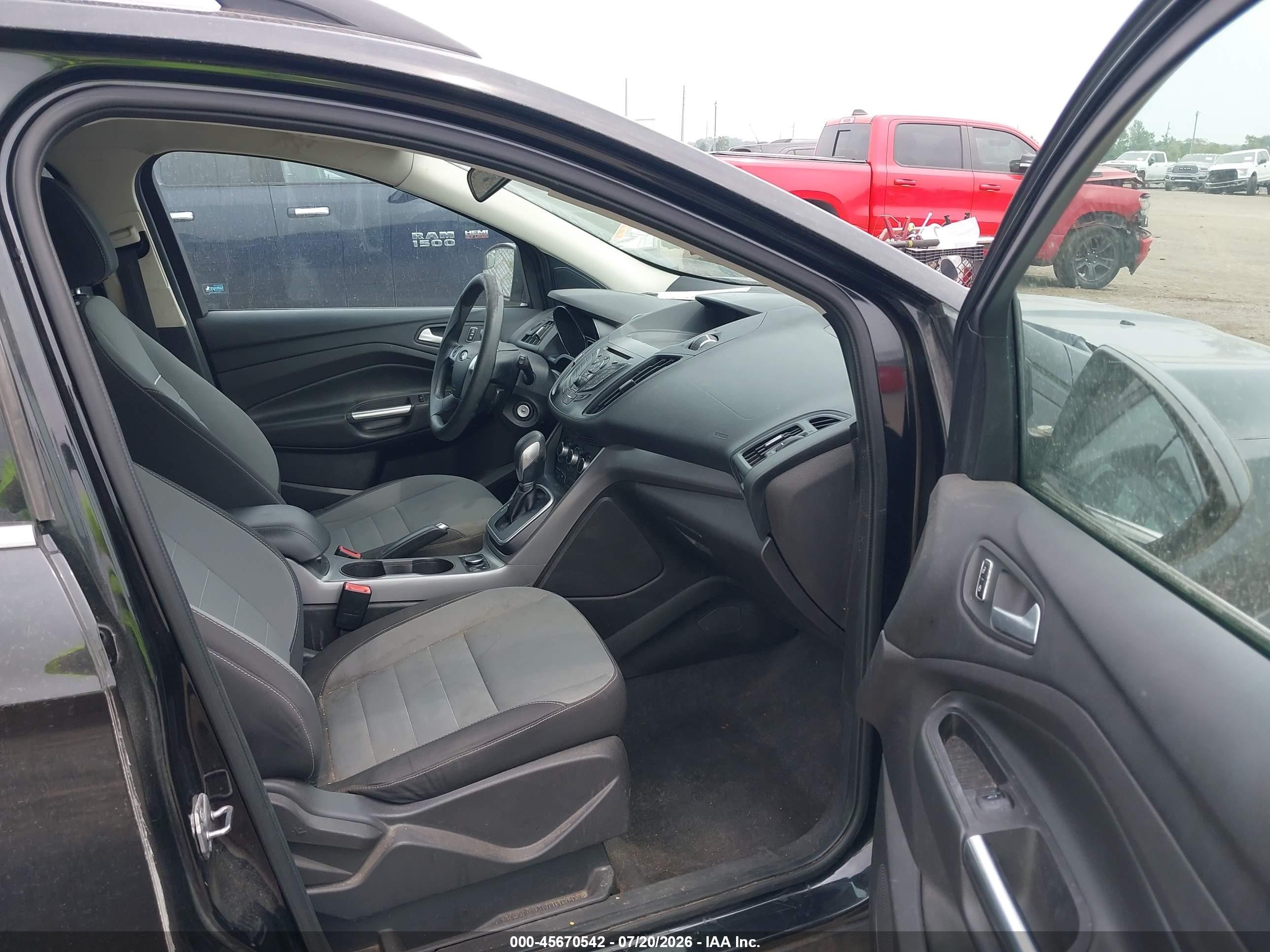 2013 Ford Escape Se Black vin: 1FMCU0GX9DUB86572