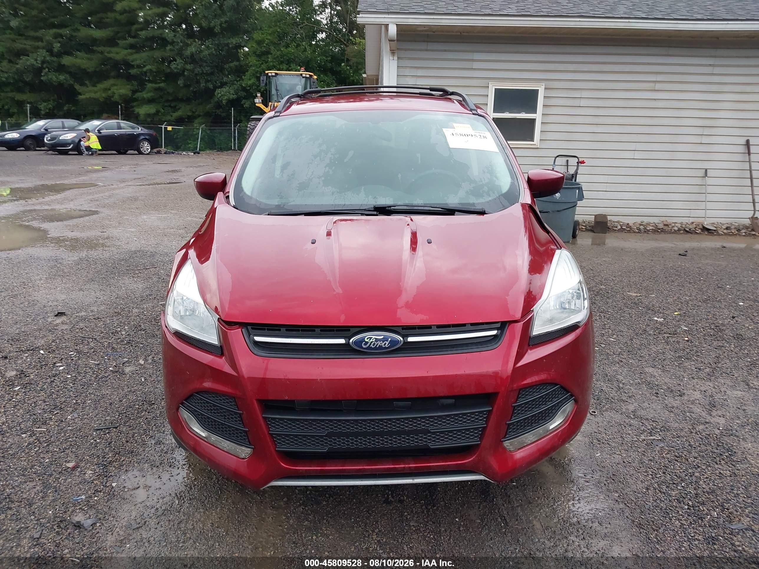 2013 Ford Escape Se Красный vin: 1FMCU0GX9DUB94218