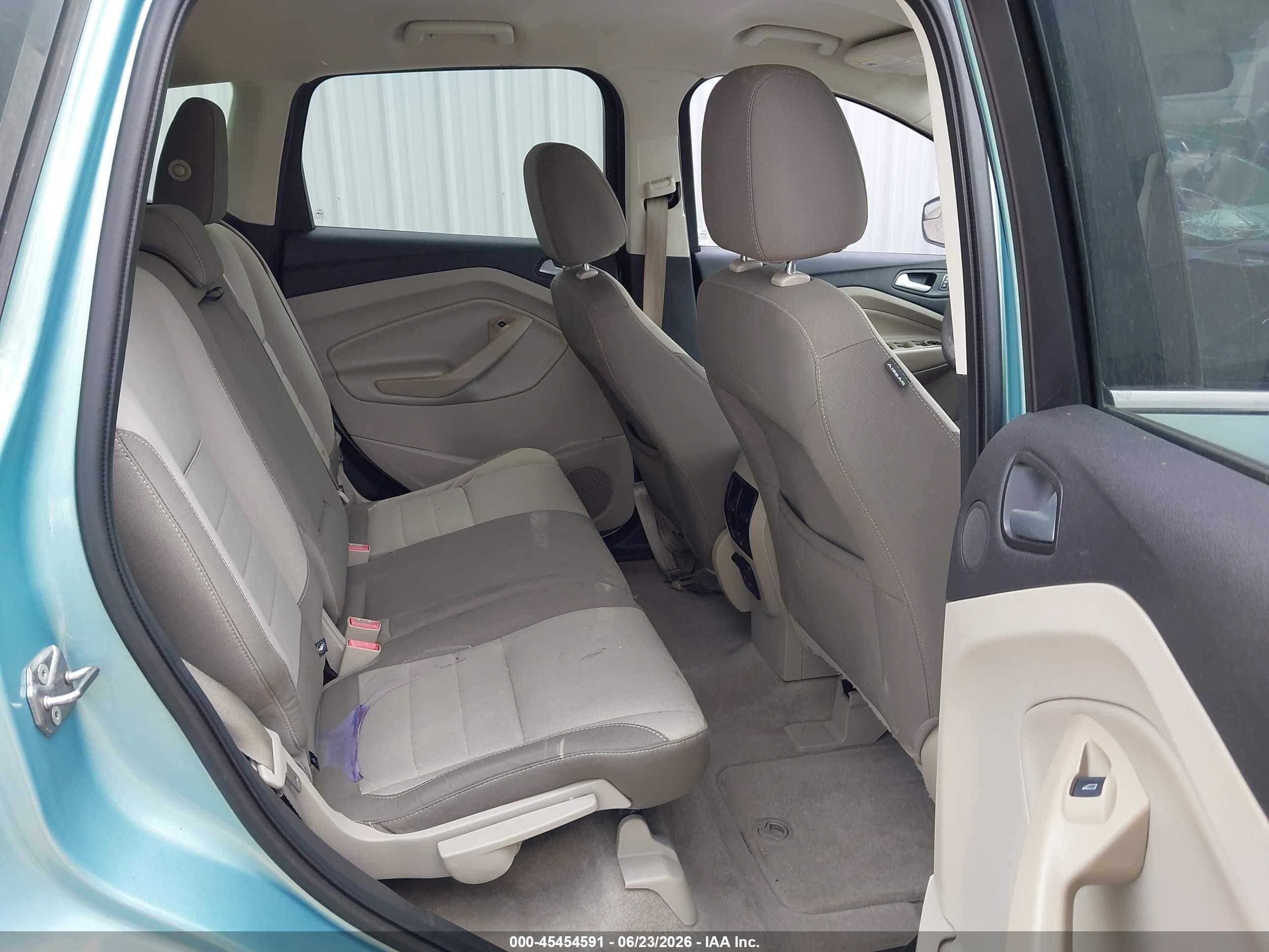 2013 Ford Escape Se Turquoise vin: 1FMCU0GX9DUC13365