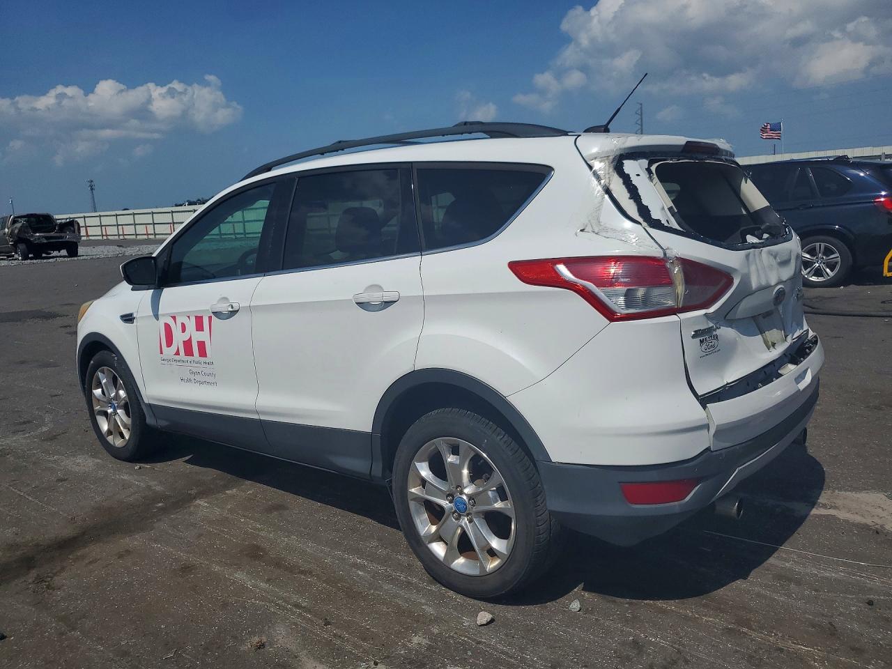 2013 Ford Escape Se White vin: 1FMCU0GX9DUC19313