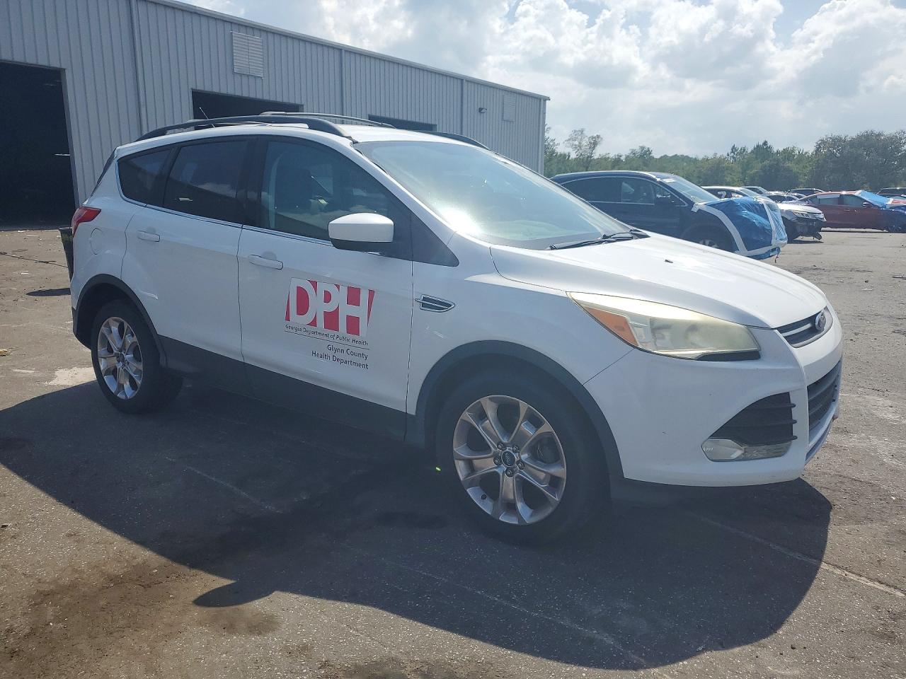 2013 Ford Escape Se White vin: 1FMCU0GX9DUC19313