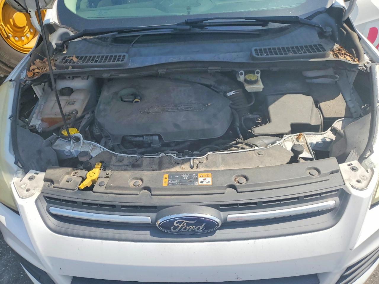 2013 Ford Escape Se White vin: 1FMCU0GX9DUC19313