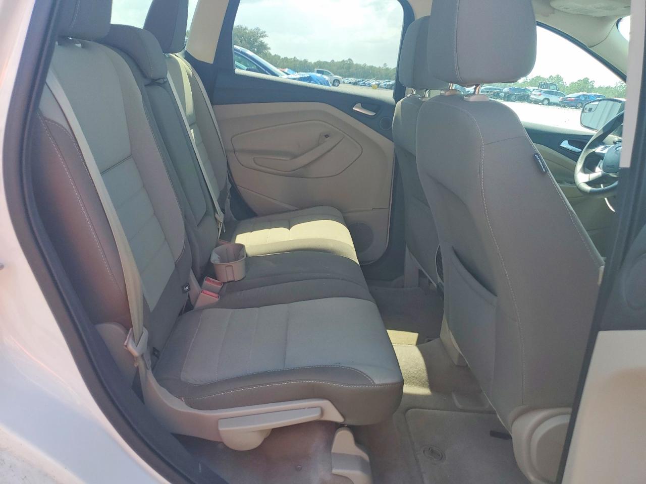 2013 Ford Escape Se White vin: 1FMCU0GX9DUC19313