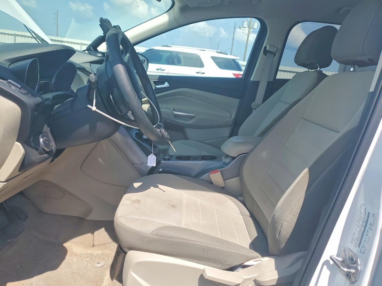 2013 Ford Escape Se White vin: 1FMCU0GX9DUC19313