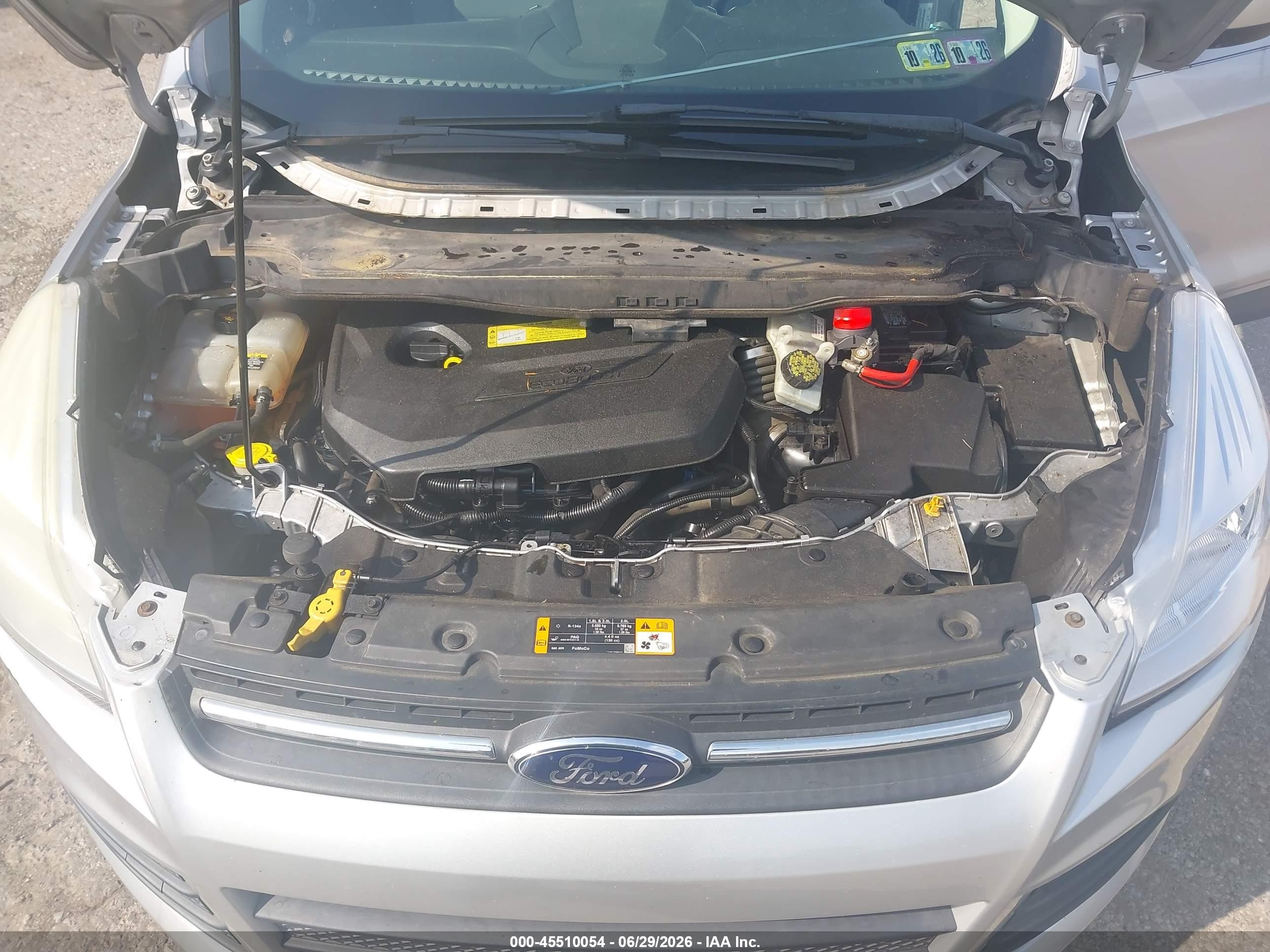 2013 Ford Escape Se Серебряный vin: 1FMCU0GX9DUC51260