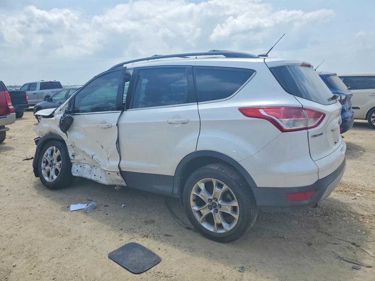 2013 Ford Escape Se White vin: 1FMCU0GX9DUC54210