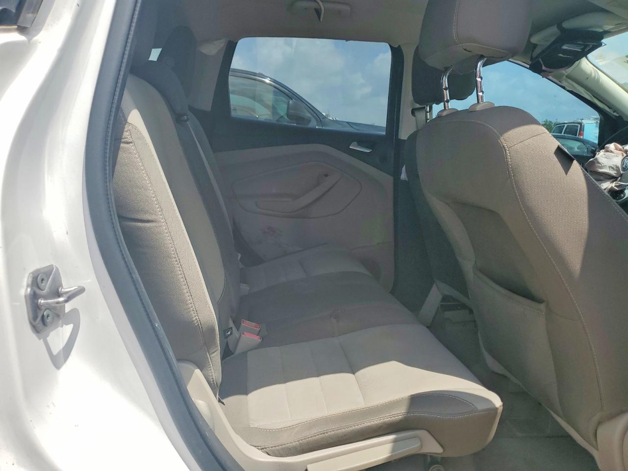2013 Ford Escape Se White vin: 1FMCU0GX9DUC54210