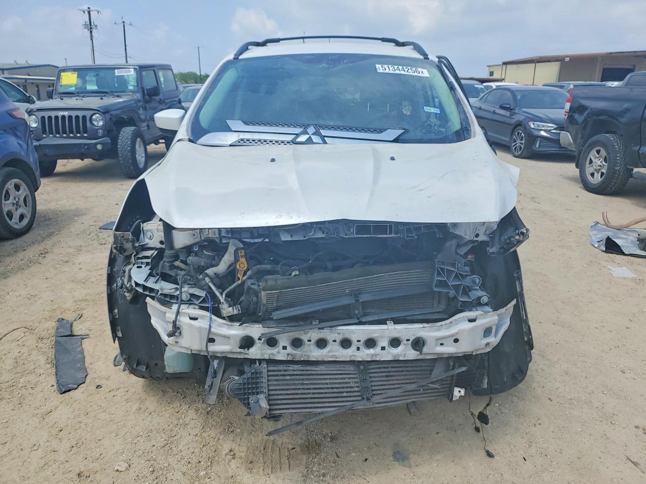 2013 Ford Escape Se White vin: 1FMCU0GX9DUC54210