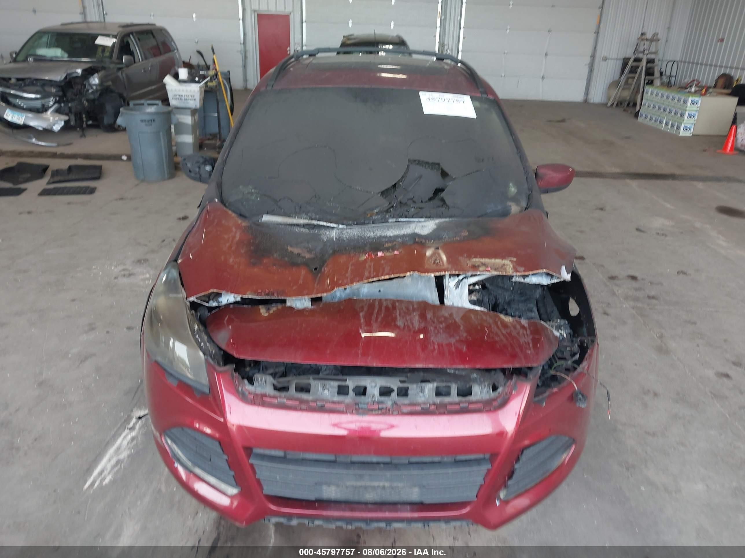 2013 Ford Escape Se Red vin: 1FMCU0GX9DUC78250