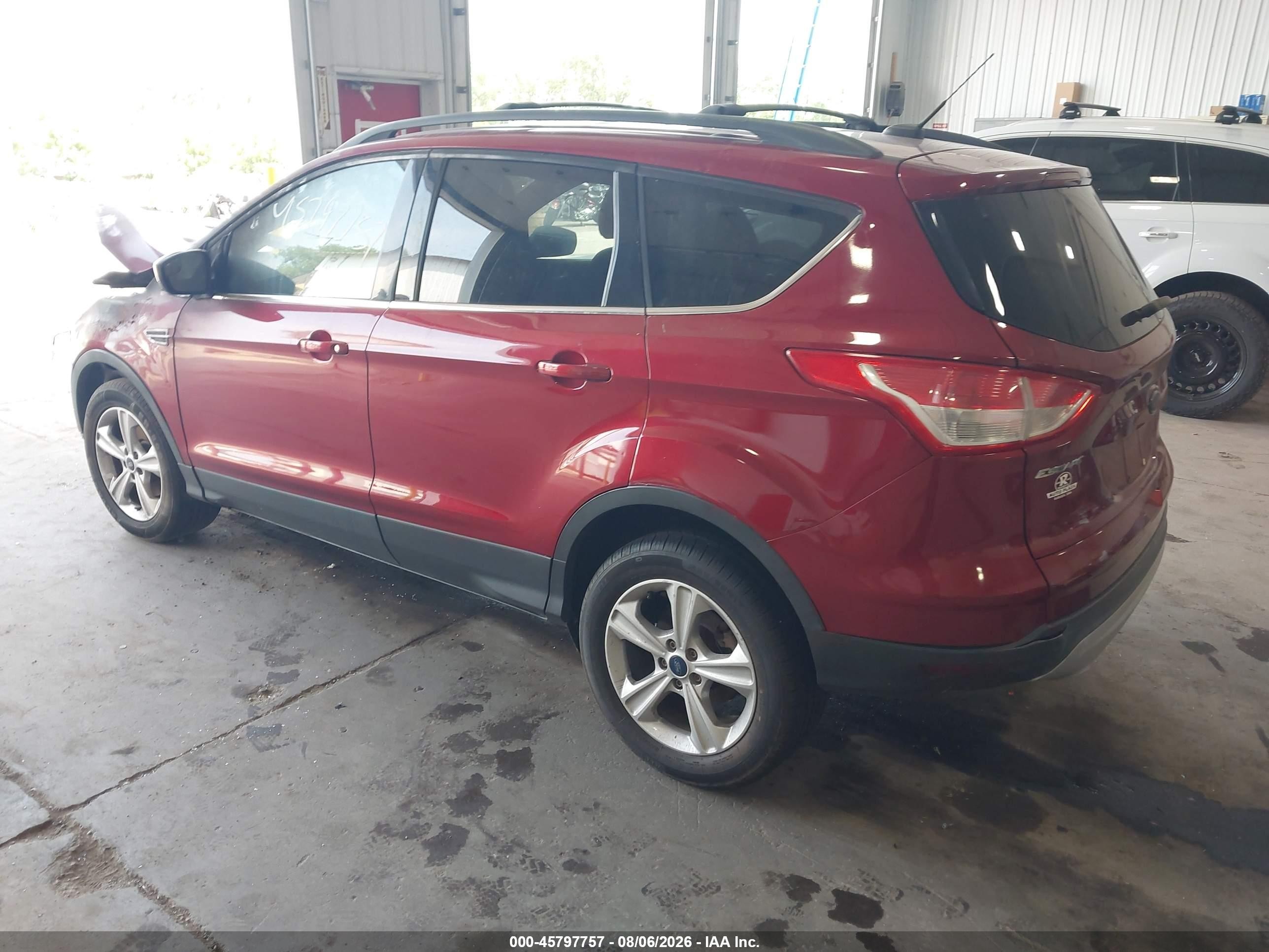 2013 Ford Escape Se Red vin: 1FMCU0GX9DUC78250