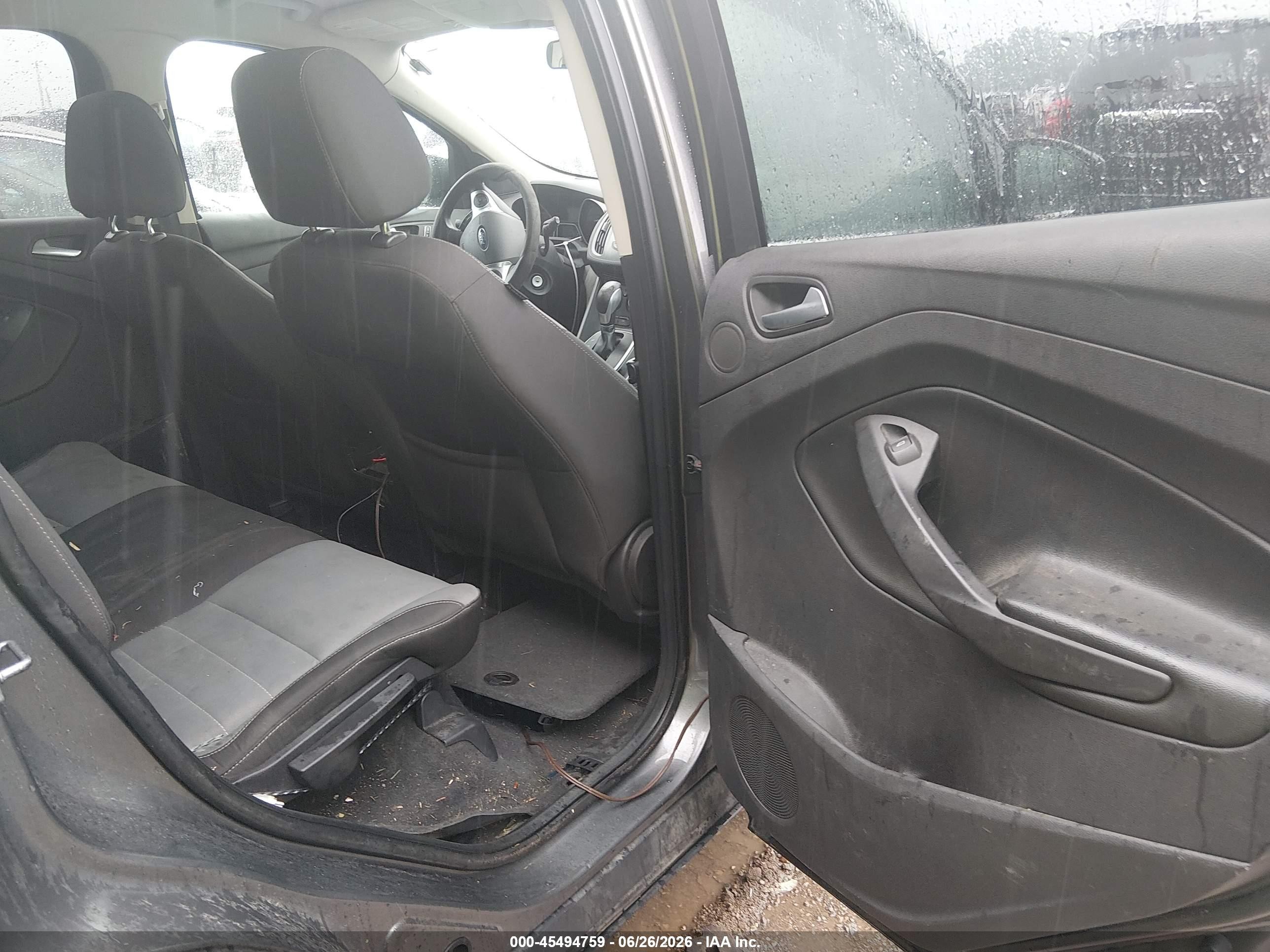 2013 Ford Escape Se Gray vin: 1FMCU0GX9DUC92861