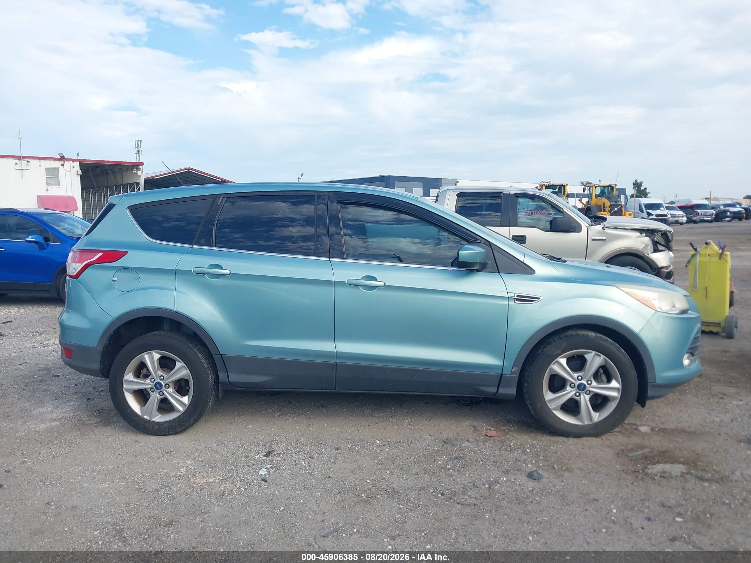 2013 Ford Escape Se Light Blue vin: 1FMCU0GX9DUC99213