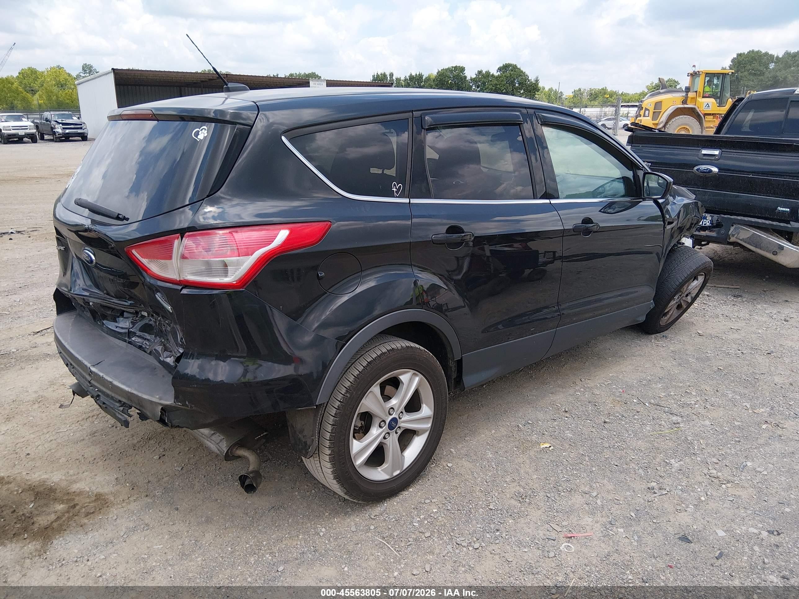 2013 Ford Escape Se Черный vin: 1FMCU0GX9DUD91549