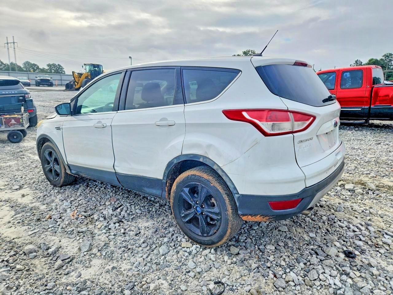 2013 Ford Escape Se White vin: 1FMCU0GX9DUD95228