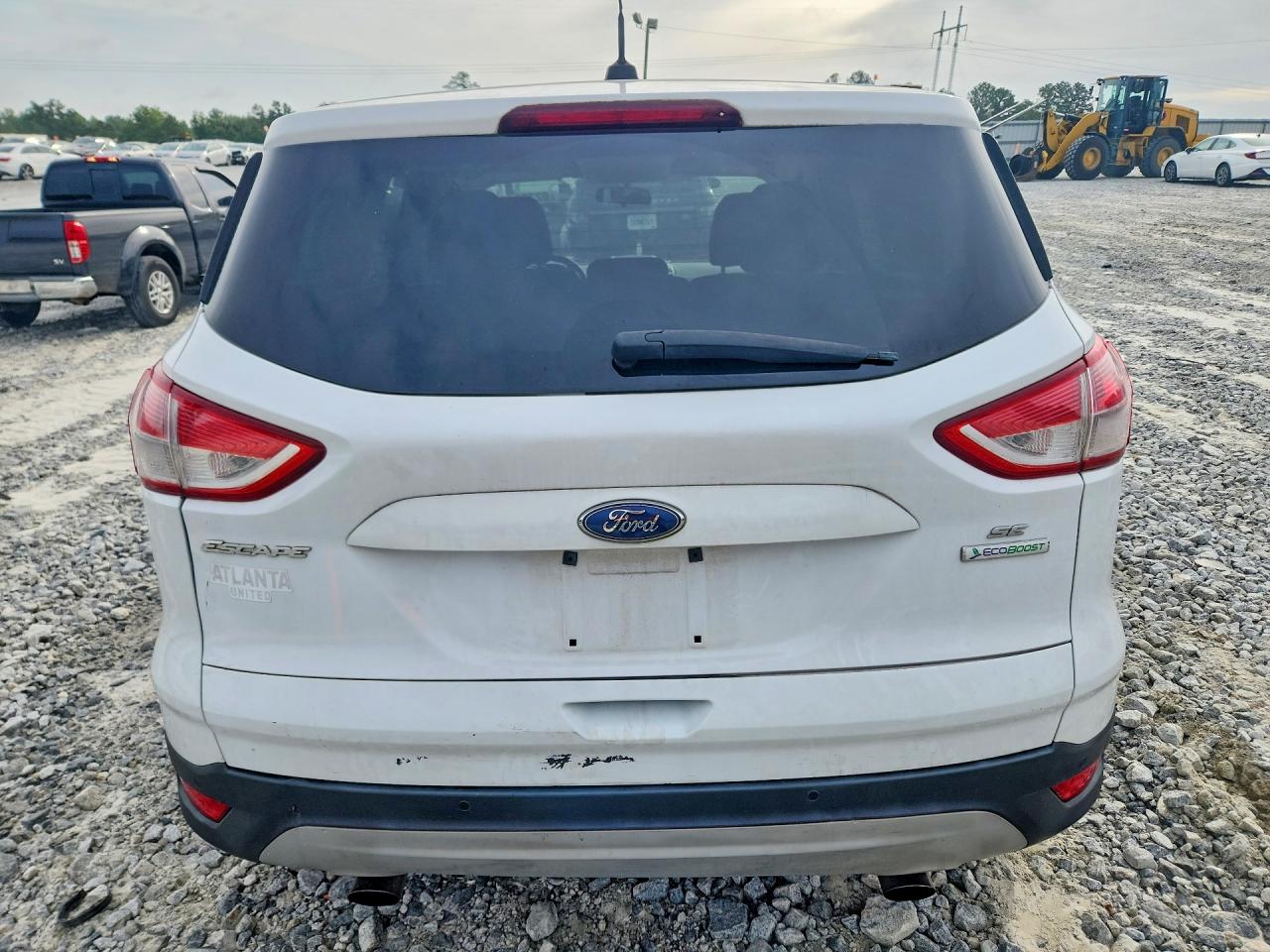 2013 Ford Escape Se White vin: 1FMCU0GX9DUD95228