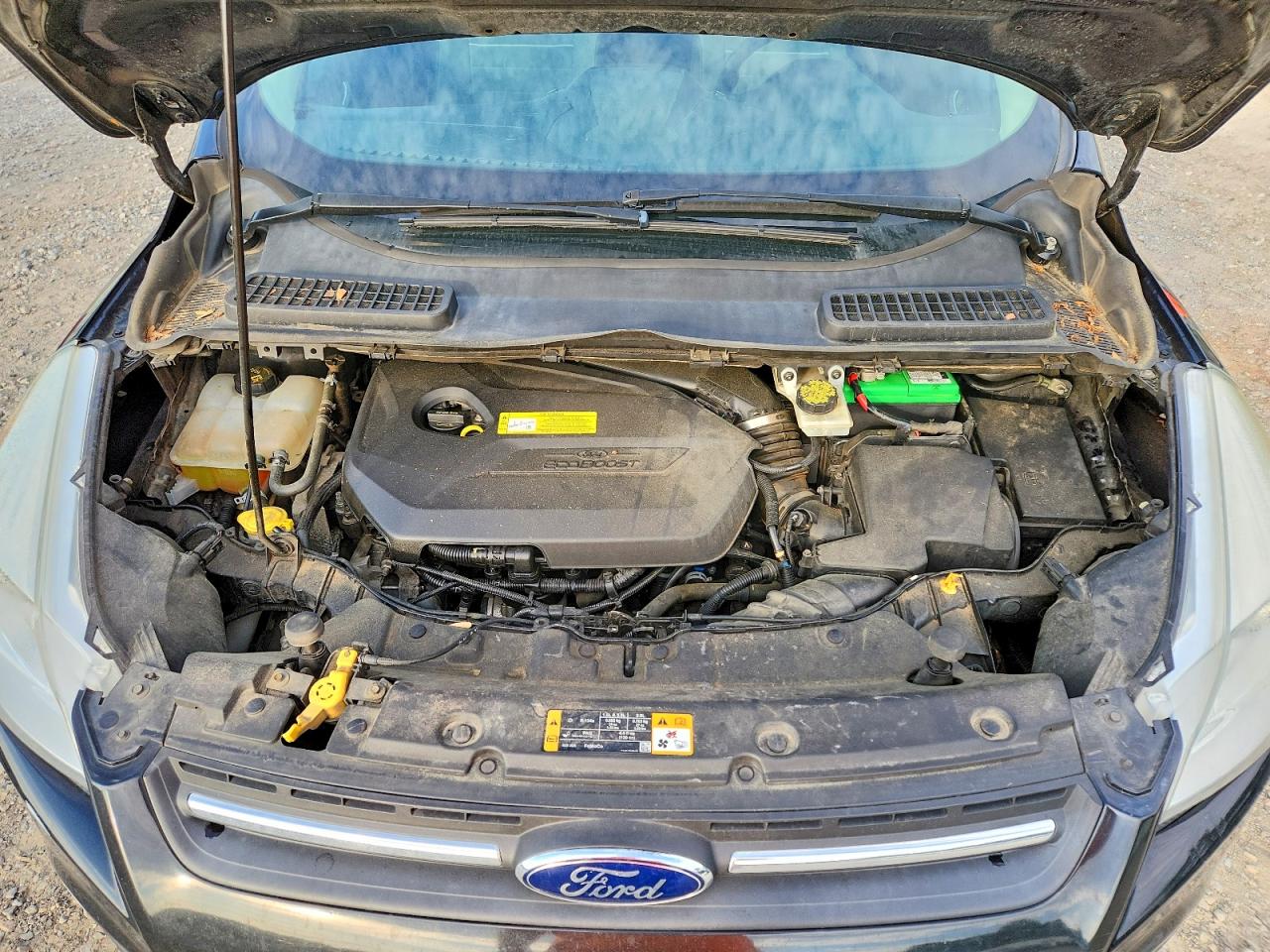 2014 Ford Escape Se Black vin: 1FMCU0GX9EUA09733