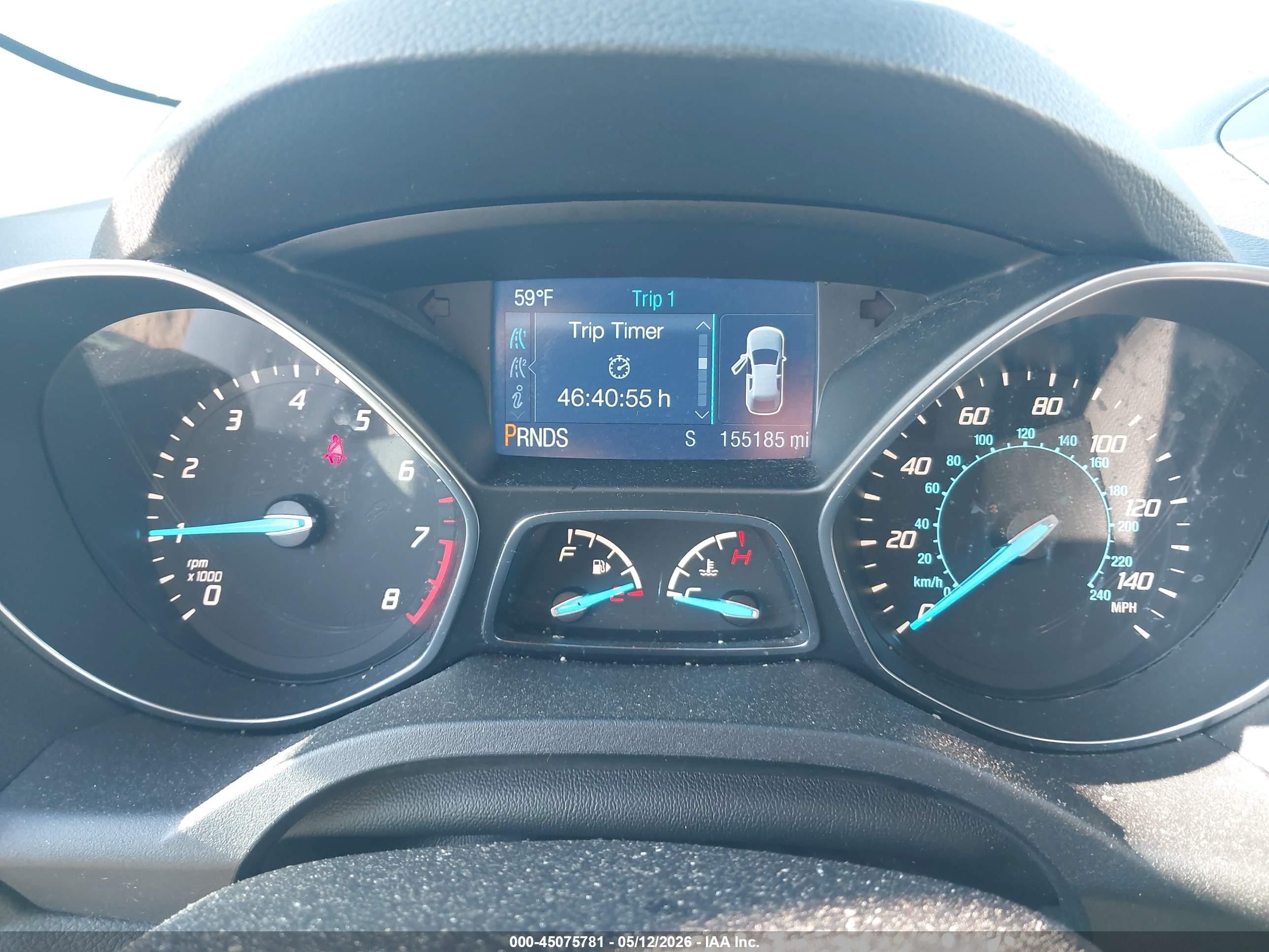 2014 Ford Escape Se White vin: 1FMCU0GX9EUA37726
