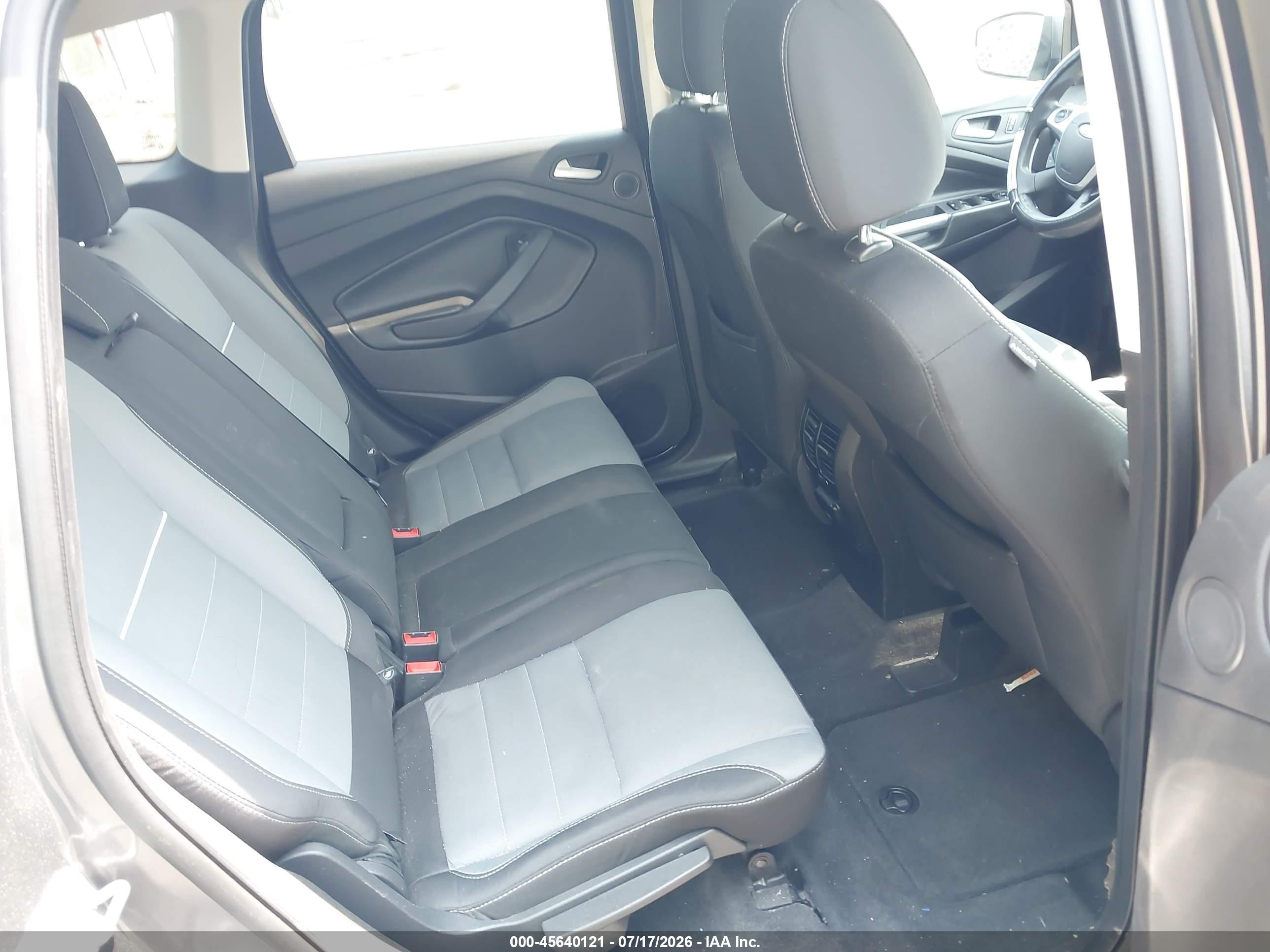 2014 Ford Escape Se Gray vin: 1FMCU0GX9EUA42554