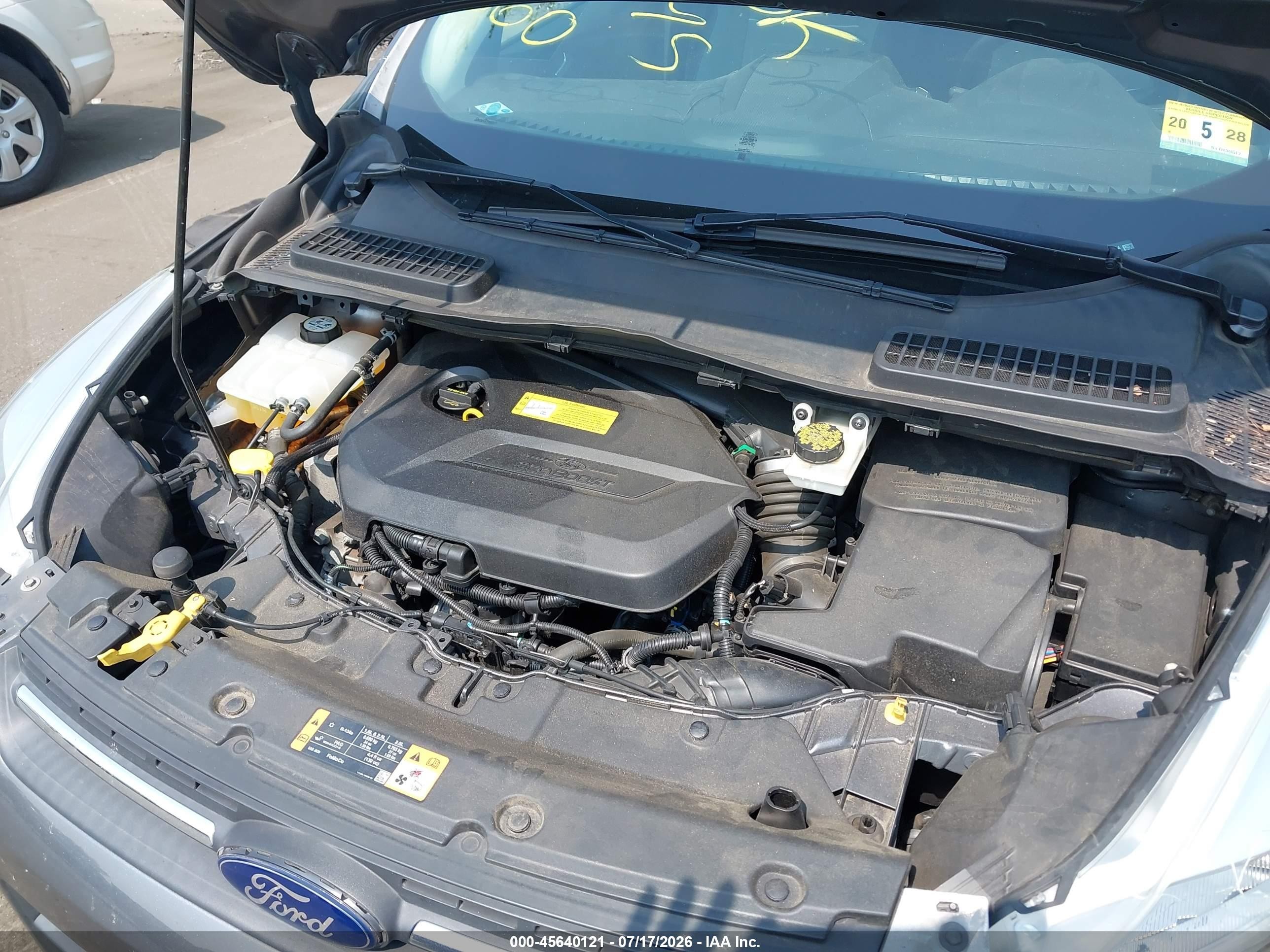 2014 Ford Escape Se Gray vin: 1FMCU0GX9EUA42554
