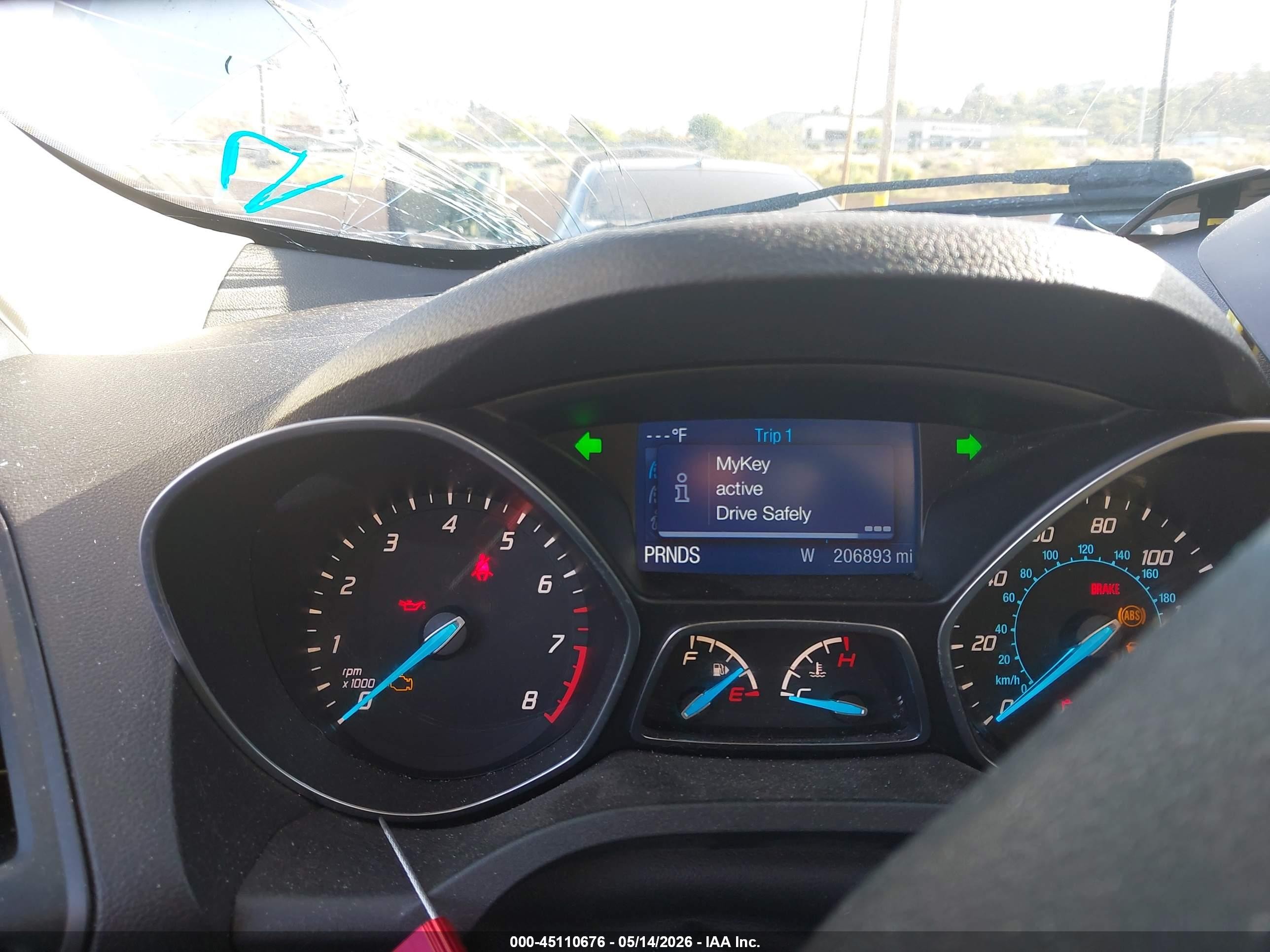 2014 Ford Escape Se White vin: 1FMCU0GX9EUA45776