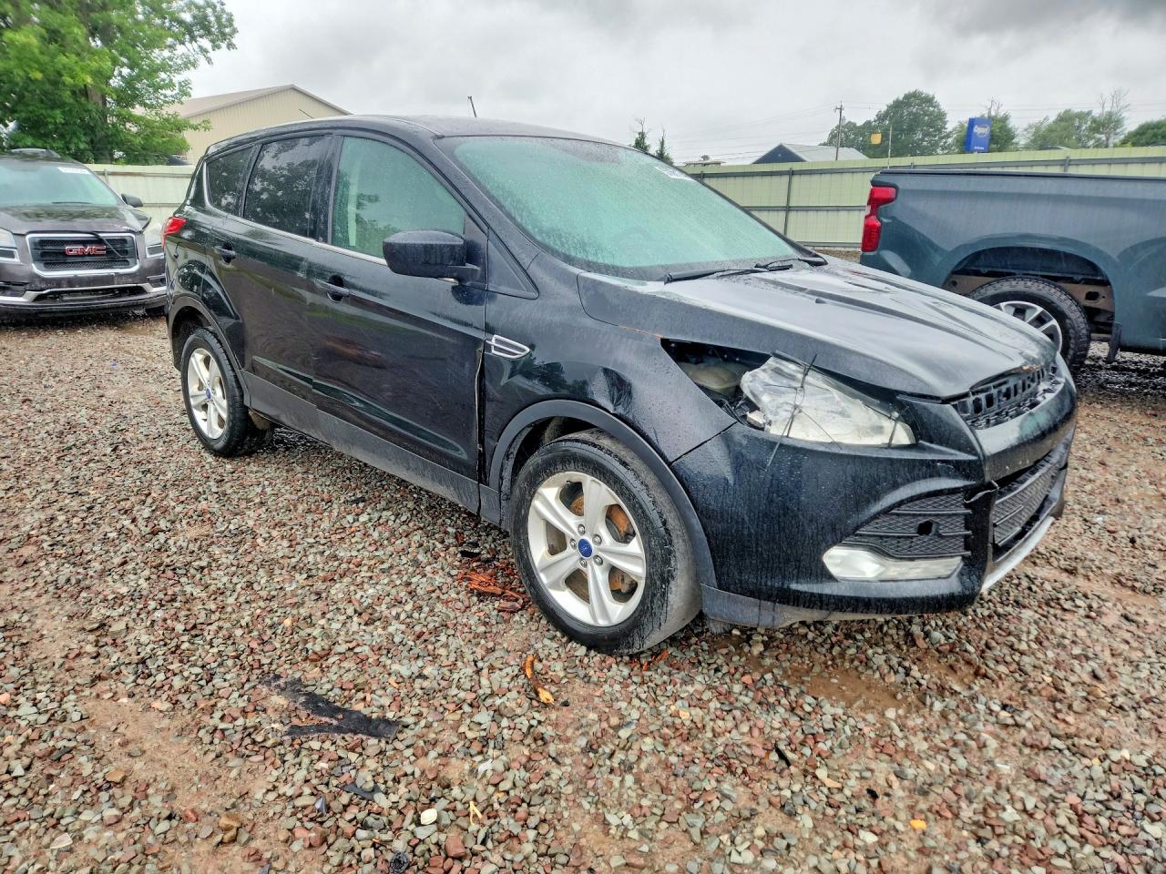 2014 Ford Escape Se Black vin: 1FMCU0GX9EUA94413