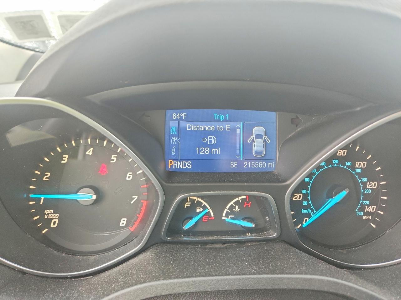 2014 Ford Escape Se Black vin: 1FMCU0GX9EUA94413