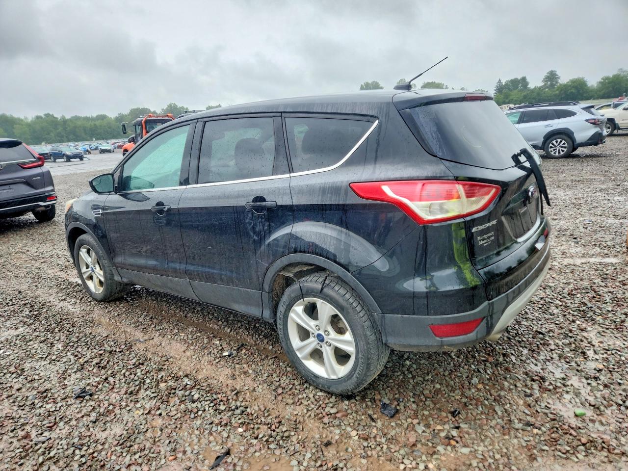 2014 Ford Escape Se Black vin: 1FMCU0GX9EUA94413
